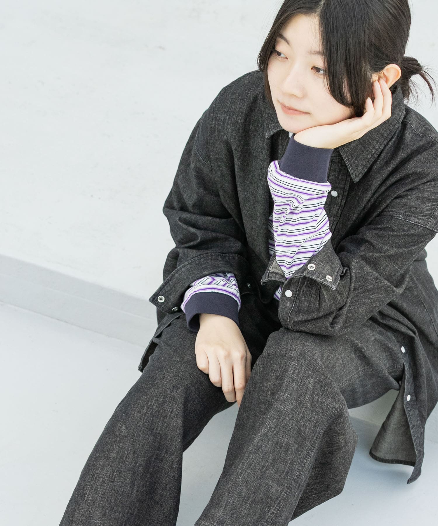 身長：169cm サイズ：one