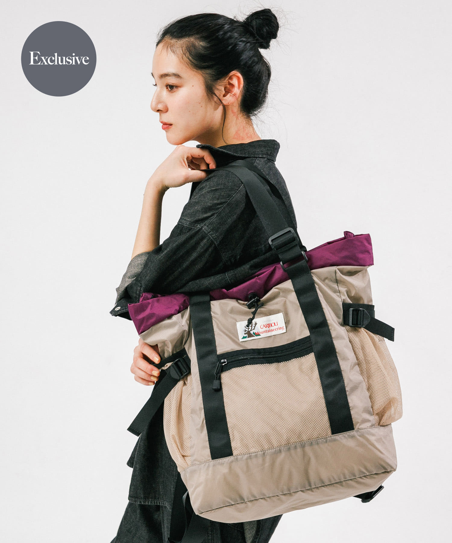 『別注』Caribou Mountaineering×EKAL　L. WEIGHT PACK TOTE