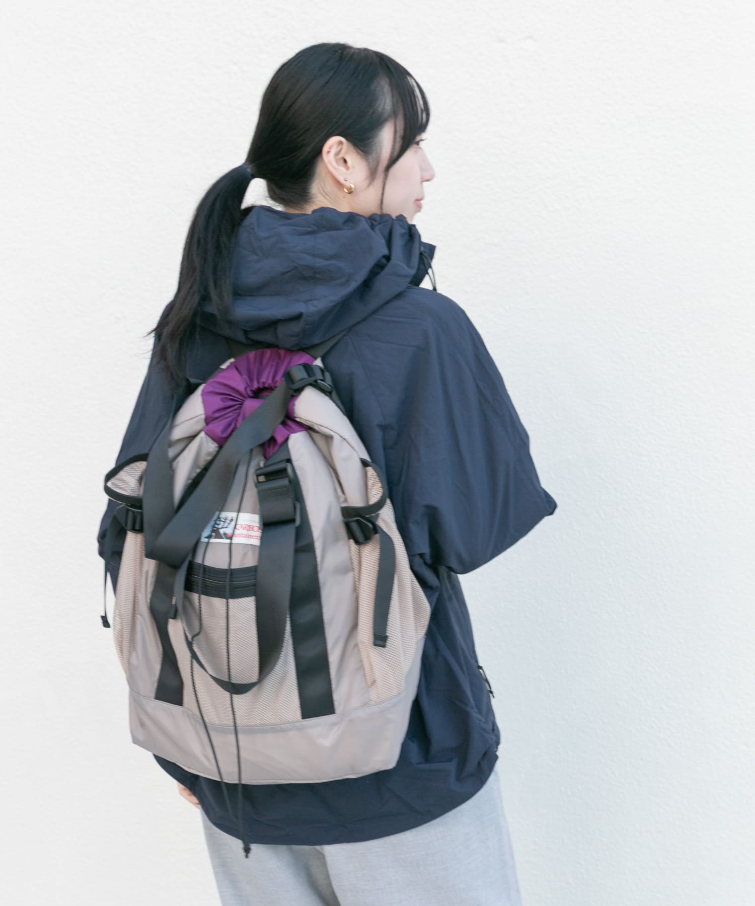 『別注』Caribou Mountaineering×EKAL　L. WEIGHT PACK TOTE GREIGE Free
