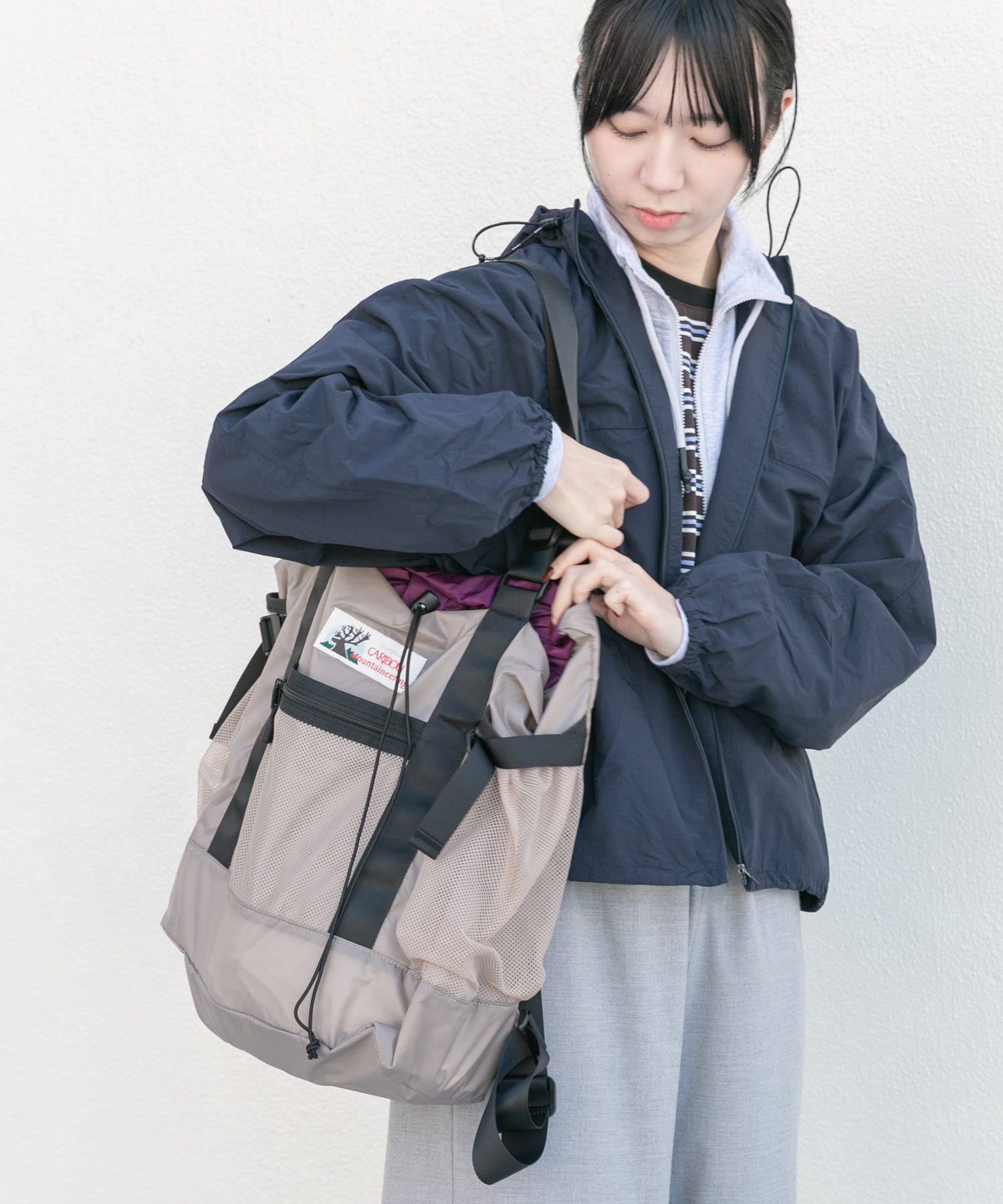 『別注』Caribou Mountaineering×EKAL　L. WEIGHT PACK TOTE GREIGE Free
