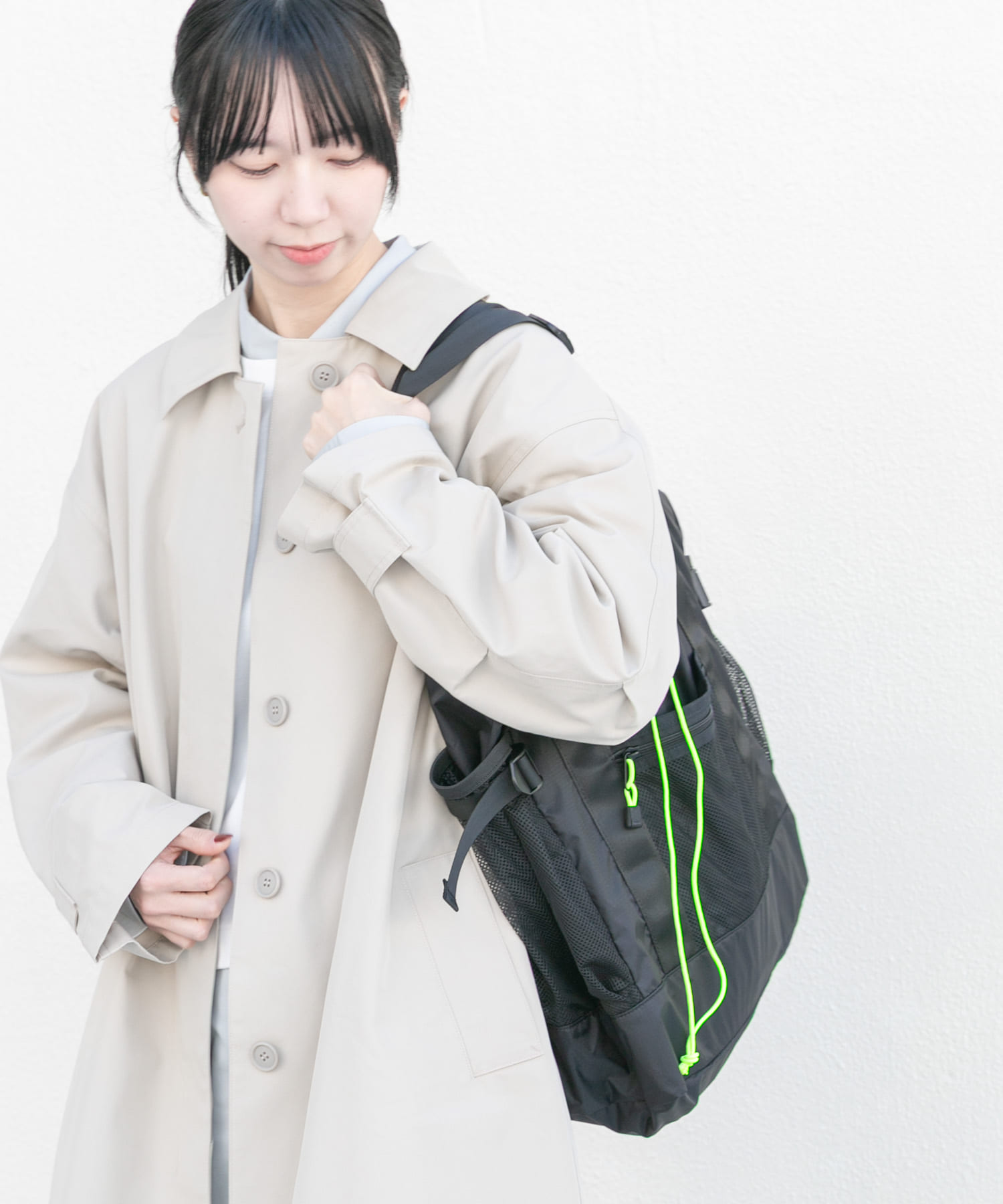 『別注』Caribou Mountaineering×EKAL　L. WEIGHT PACK TOTE BLACK Free