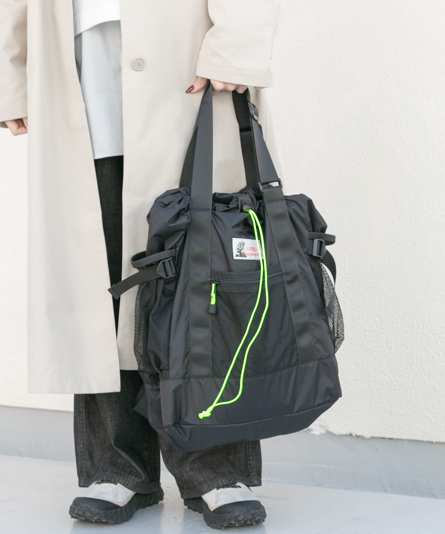 『別注』Caribou Mountaineering×EKAL　L. WEIGHT PACK TOTE BLACK Free