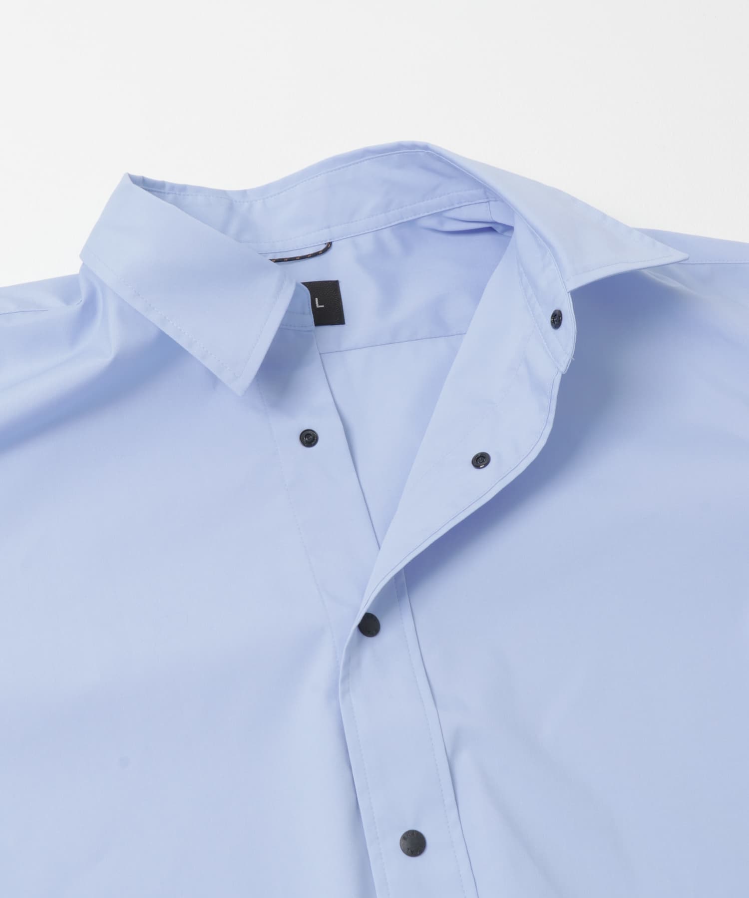 エステネージュ ロングスリーブシャツ サックス M