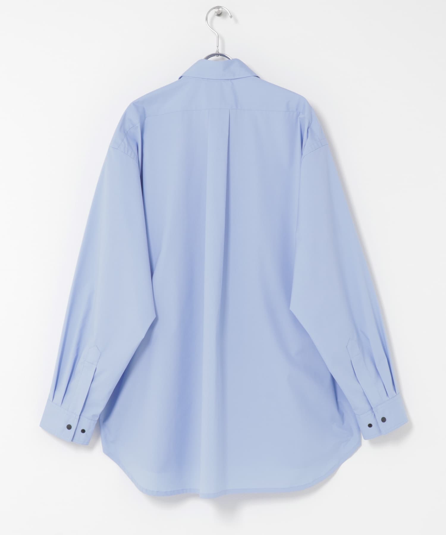 エステネージュ ロングスリーブシャツ サックス M