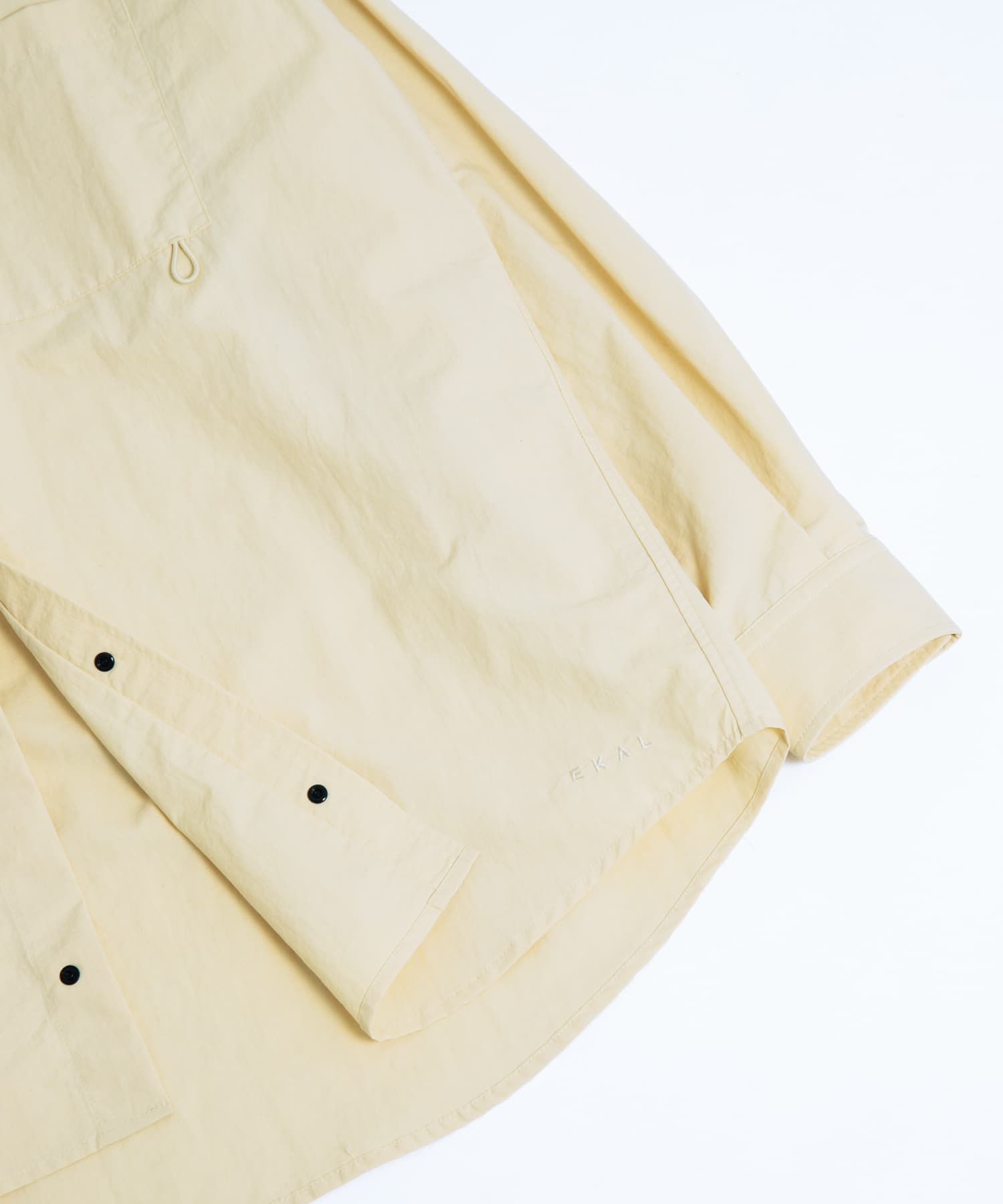 『UR TECH』ナイロンタッサーロングスリーブシャツ イエロー M