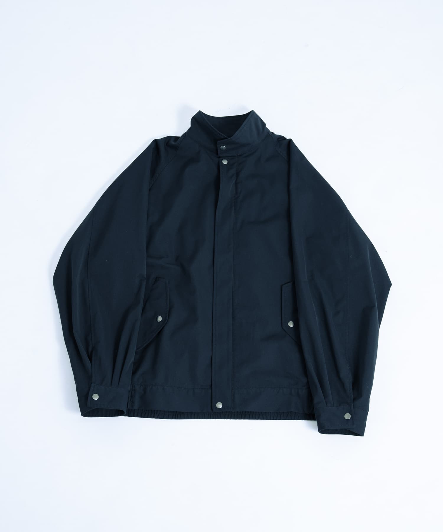 SOLOTEXツイルスタンドジャケット ネイビー M