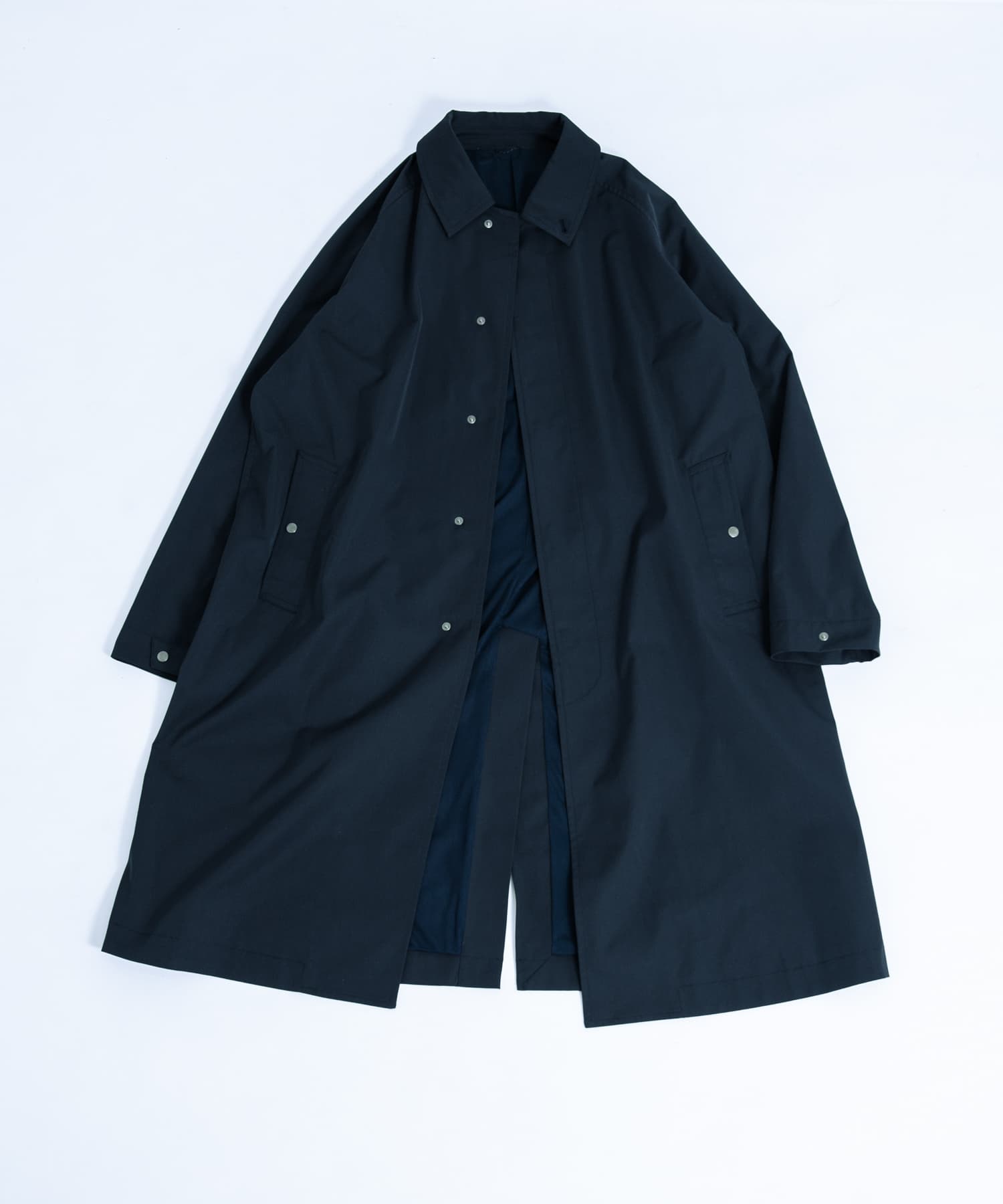 SOLOTEXツイルトラベルコート ネイビー M