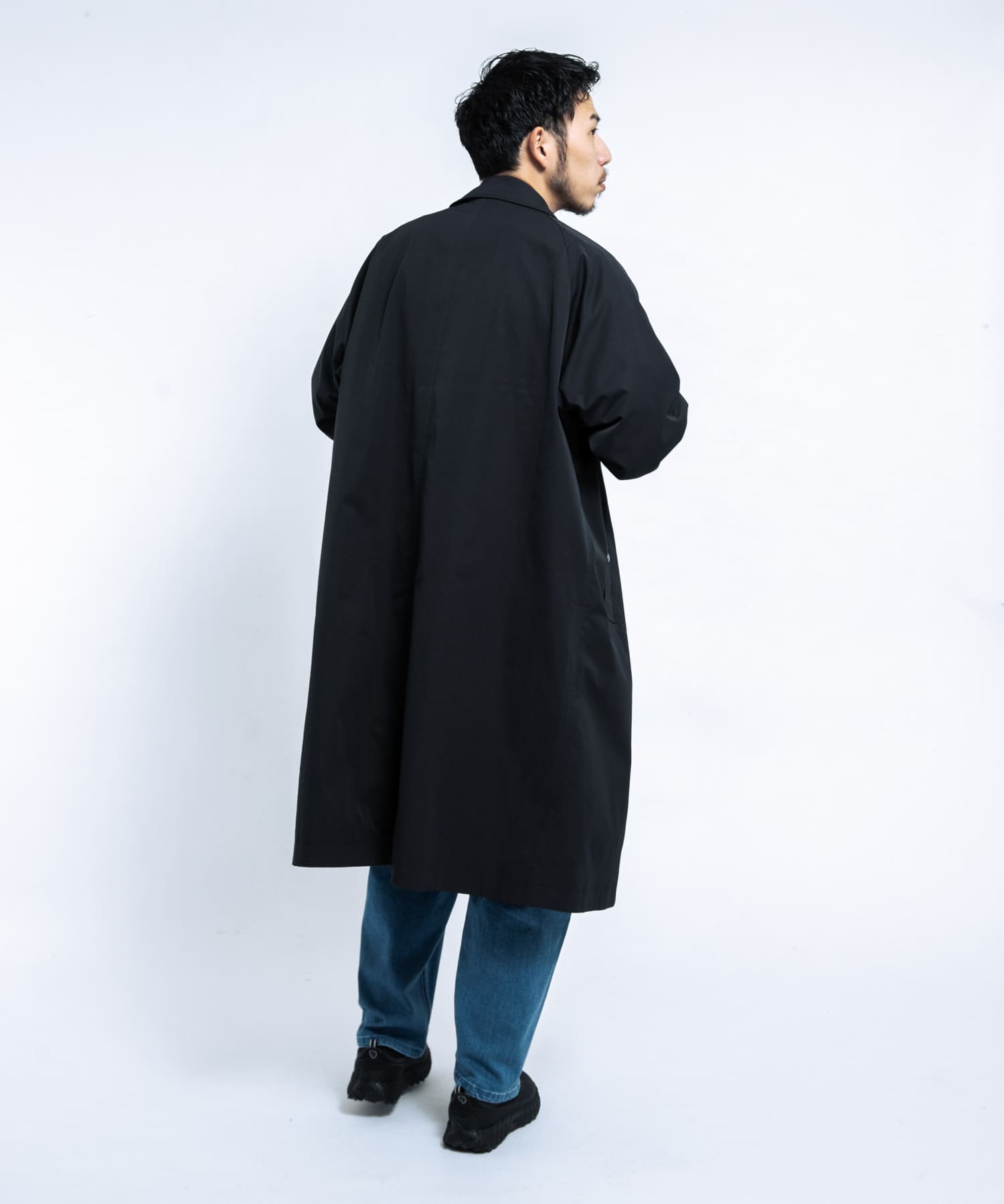 SOLOTEXツイルトラベルコート ネイビー M