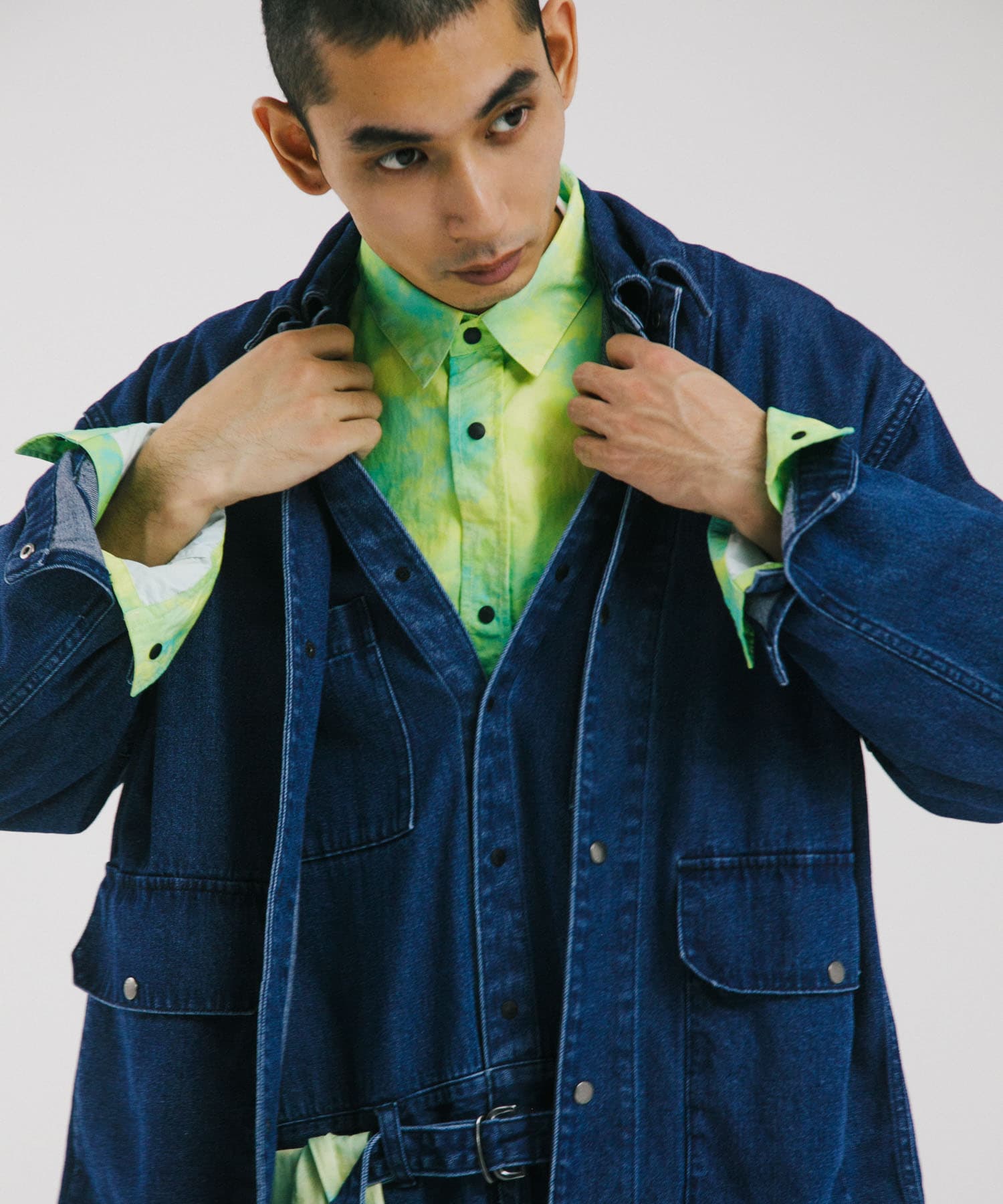 デニムカバーオール