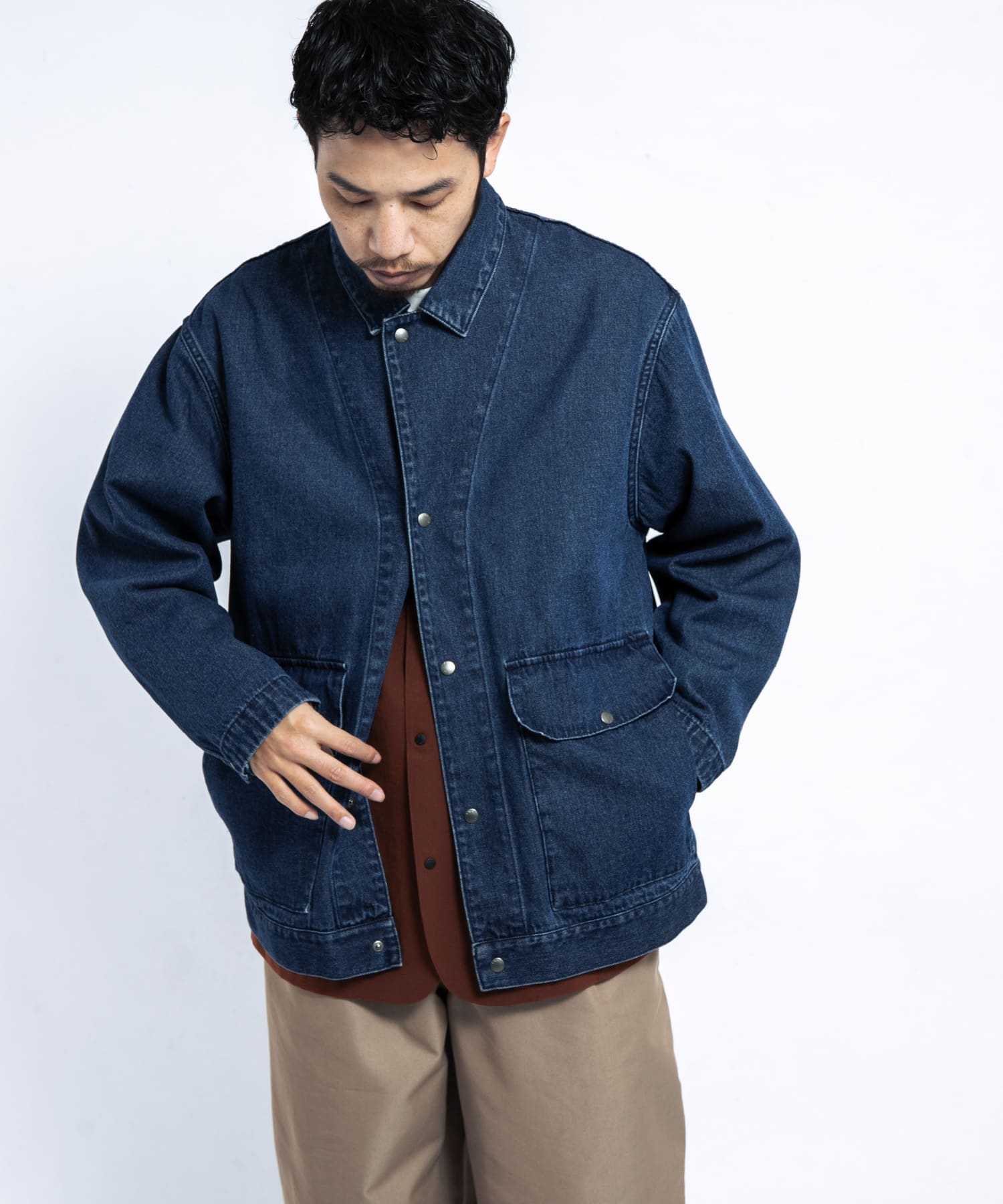 BLUE BLUE デニムカバーオール　サイズ3/L デニムカバーオール(M ブルー): アウター｜URBAN RESEARCH公式