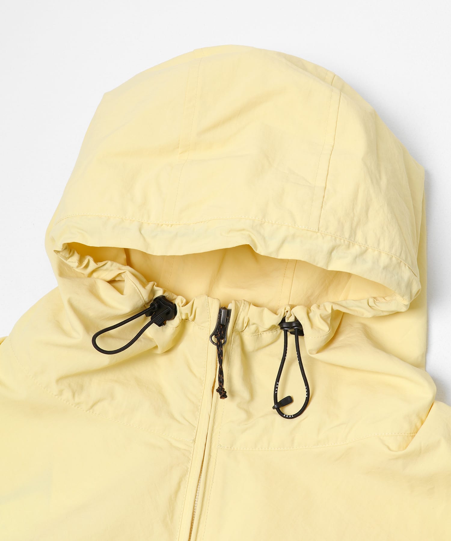 『UR TECH』ナイロンタッサーフーディー イエロー M