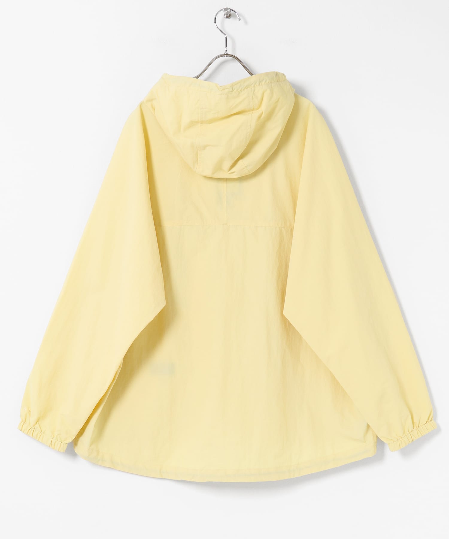 『UR TECH』ナイロンタッサーフーディー イエロー M