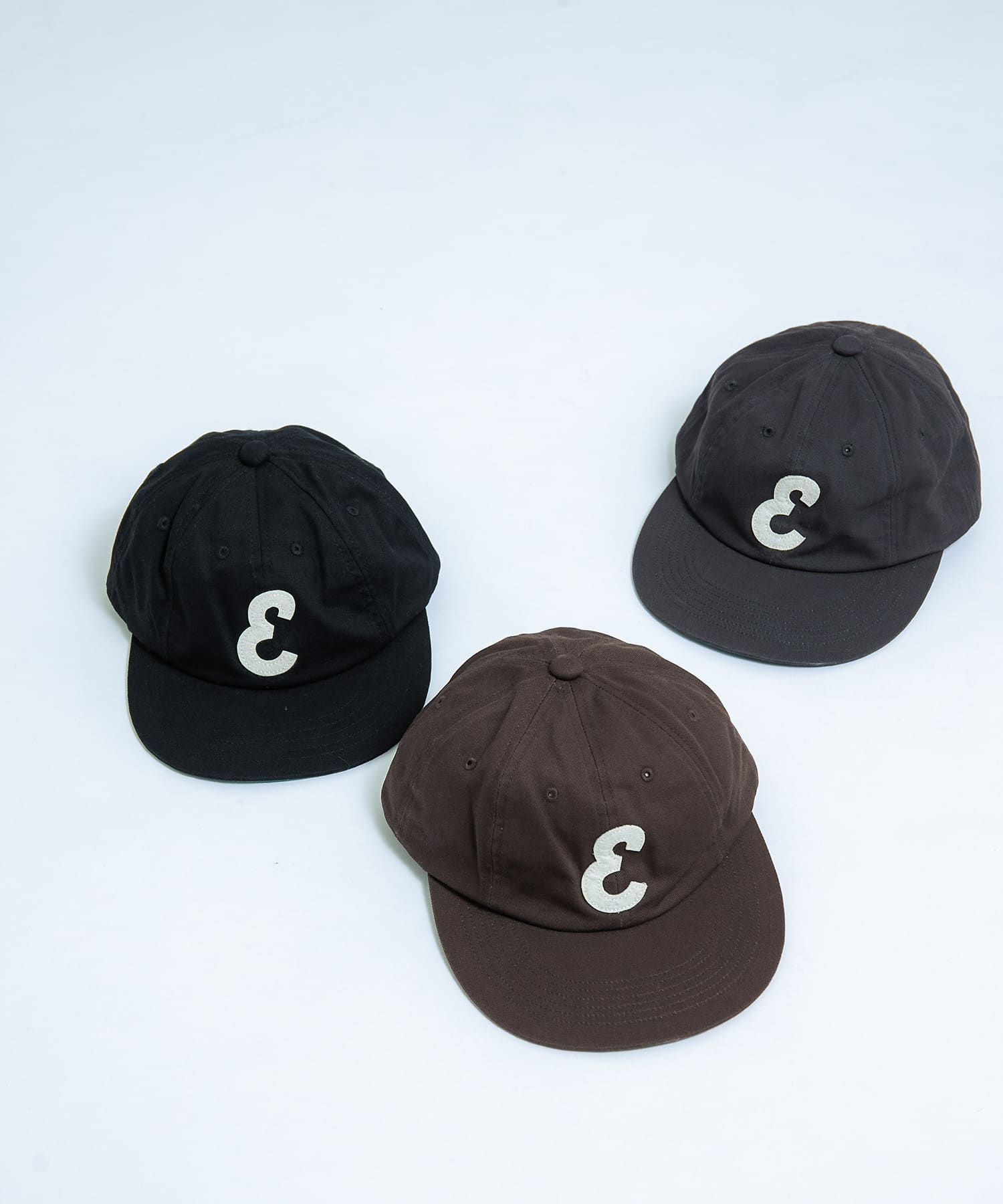 8パネルベースボールキャップ ブラウン One