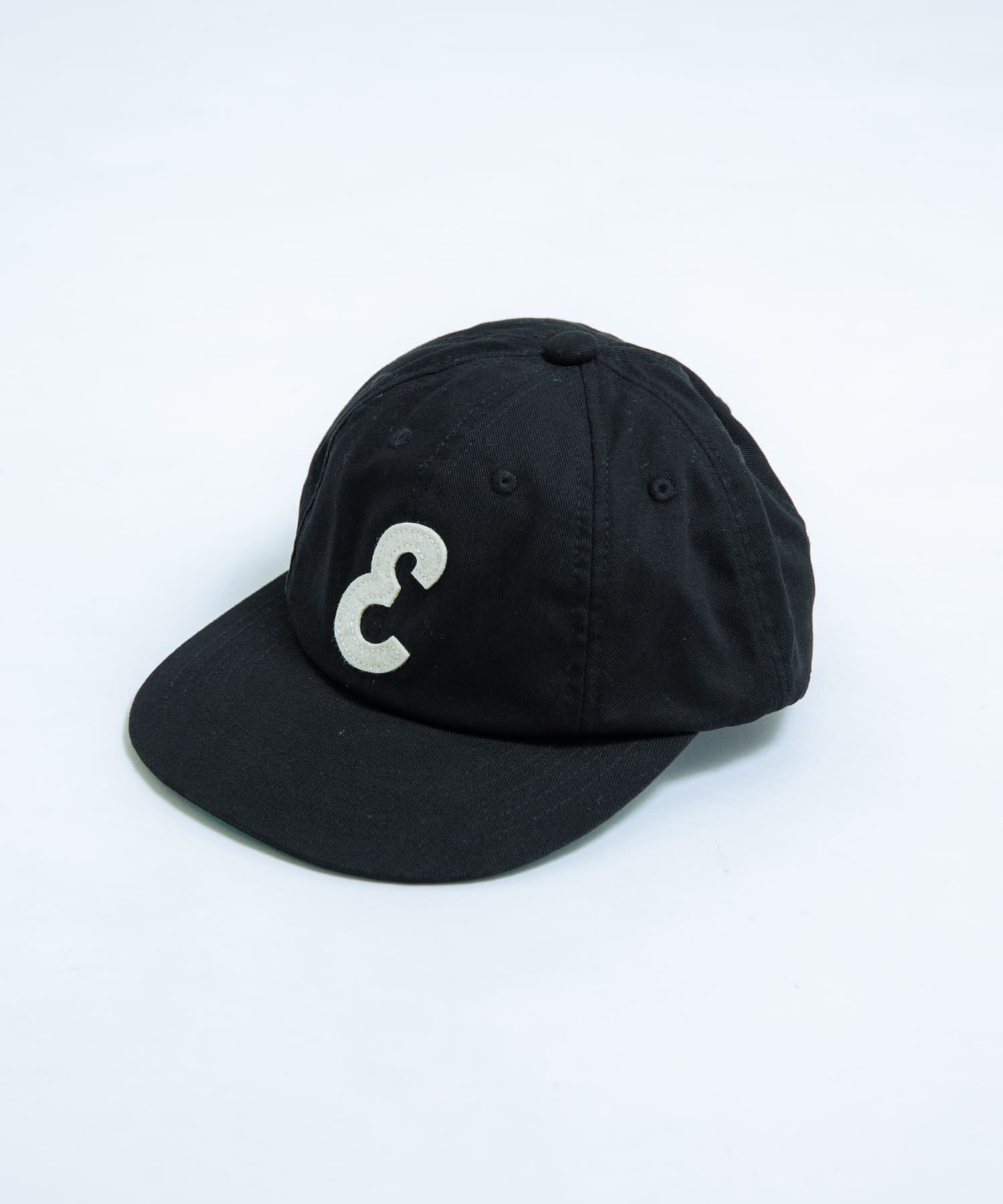 8パネルベースボールキャップ ブラック One