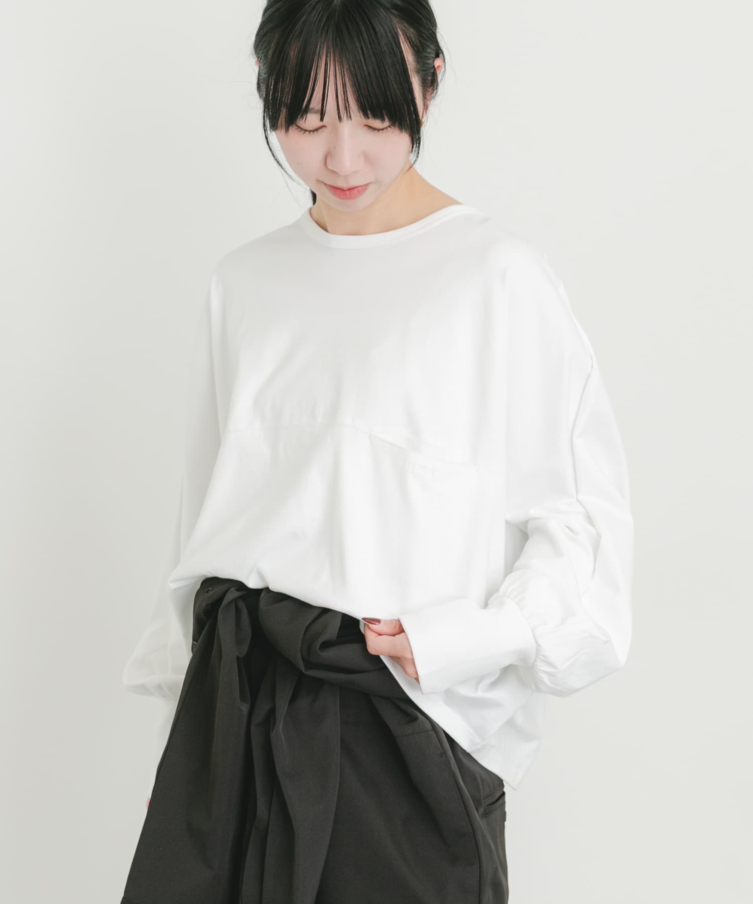 身長：161cm サイズ：one