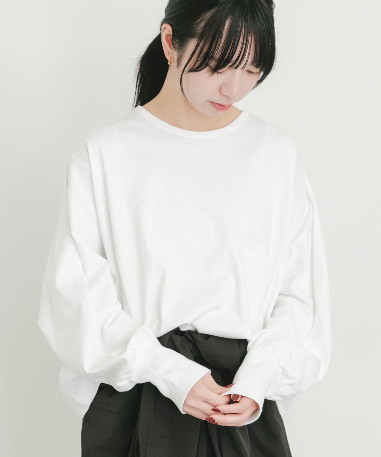 身長：161cm サイズ：one