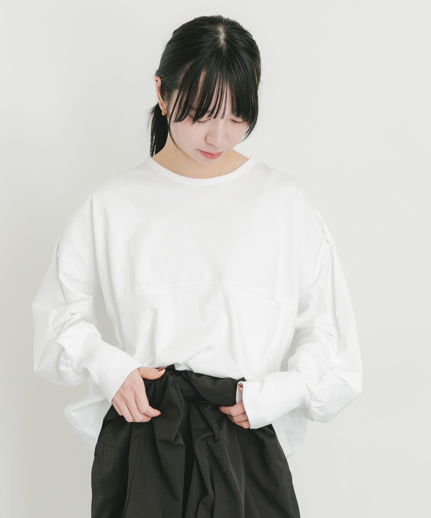 身長：161cm サイズ：one
