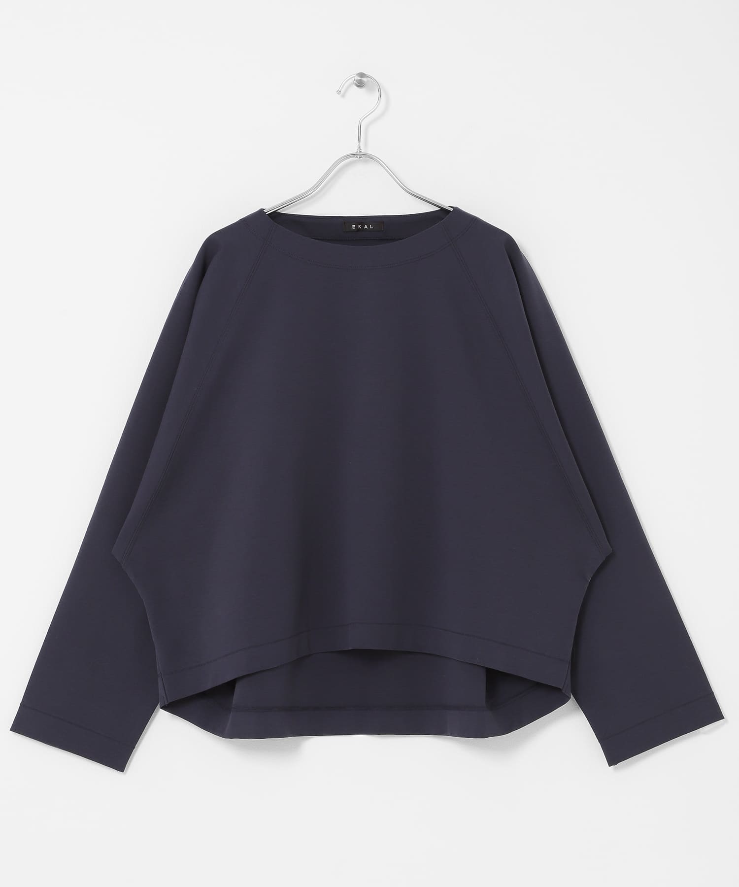 シルケットコットンロングスリーブTシャツ ネイビー One