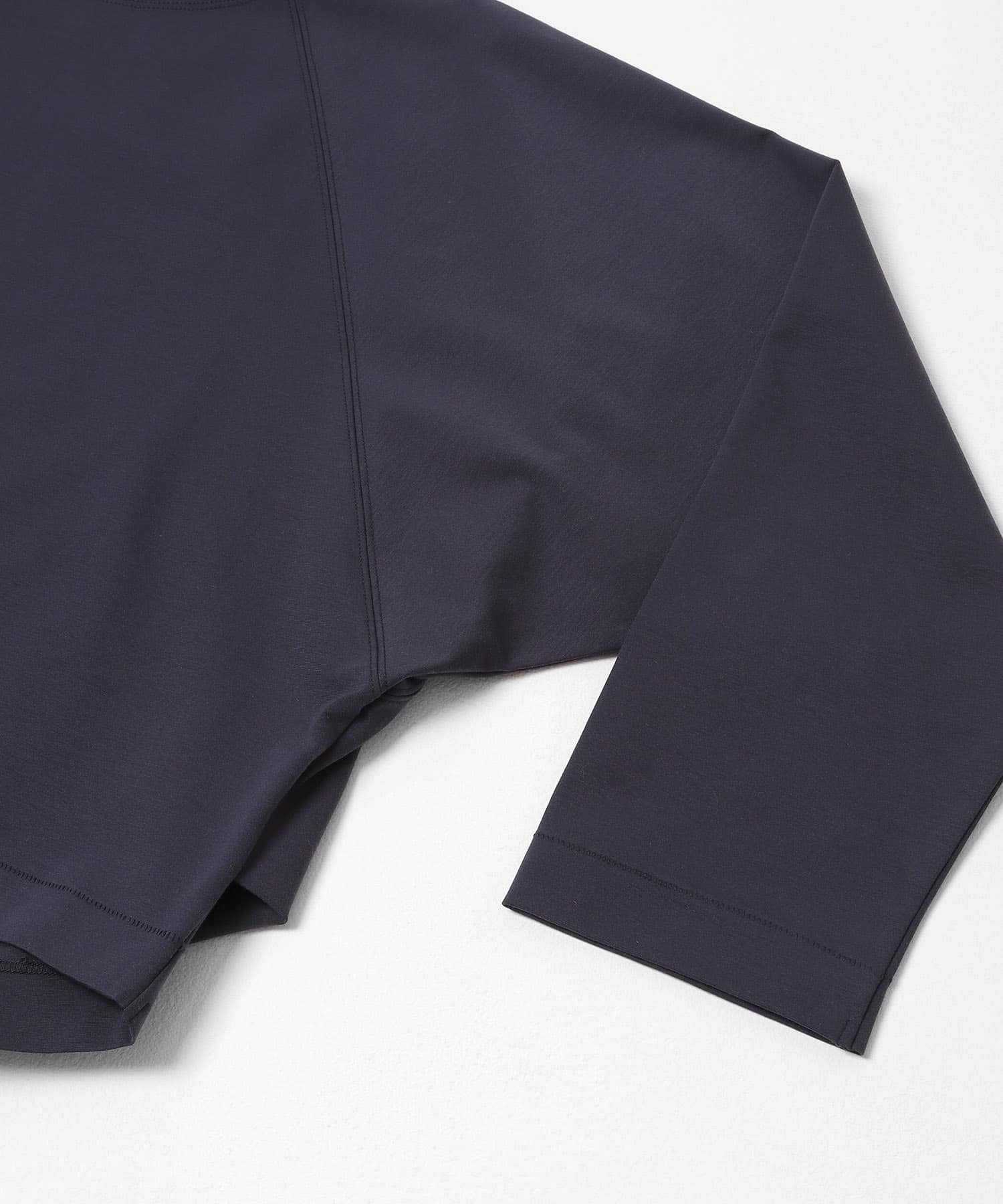 シルケットコットンロングスリーブTシャツ ネイビー One
