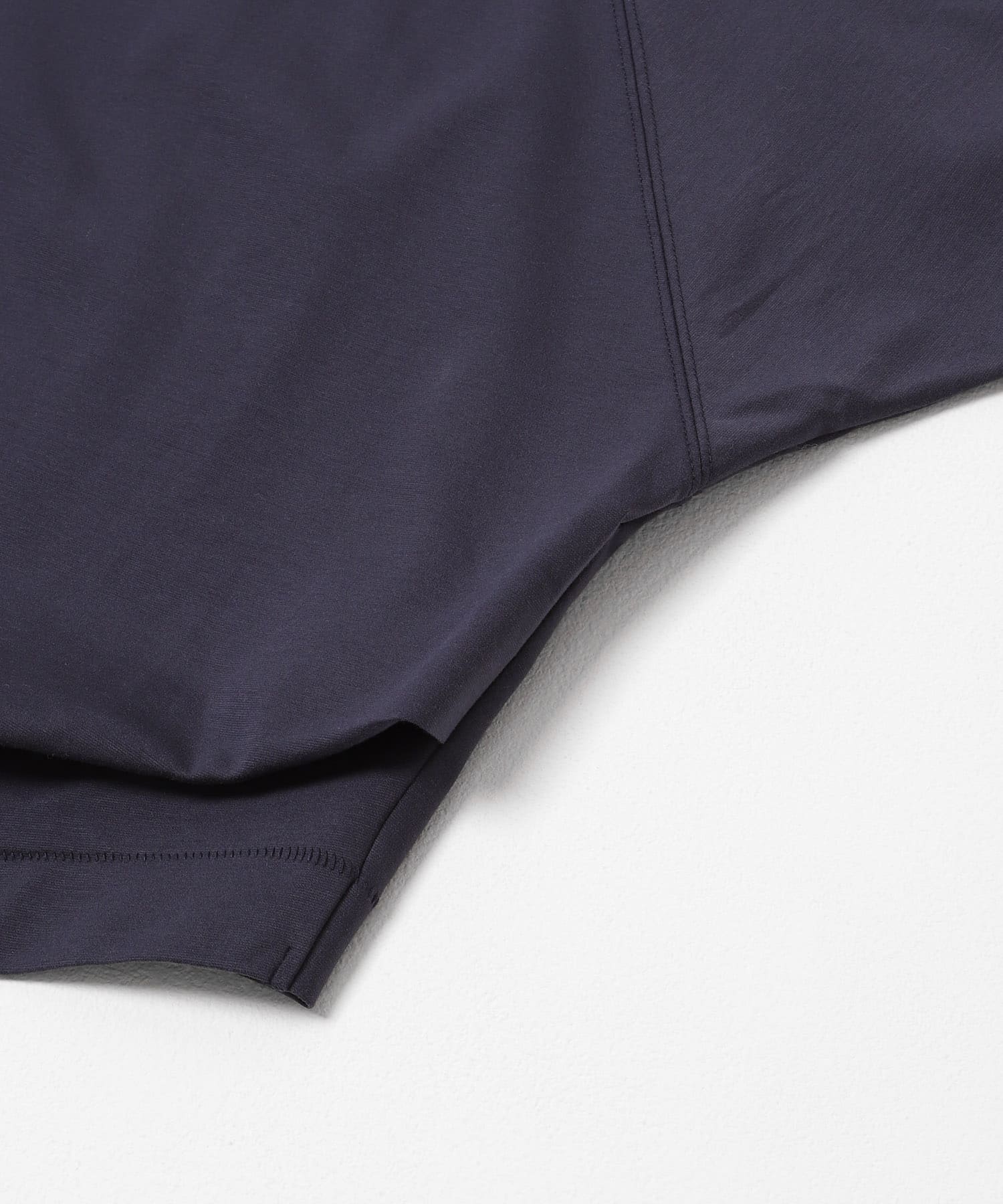 シルケットコットンロングスリーブTシャツ ネイビー One
