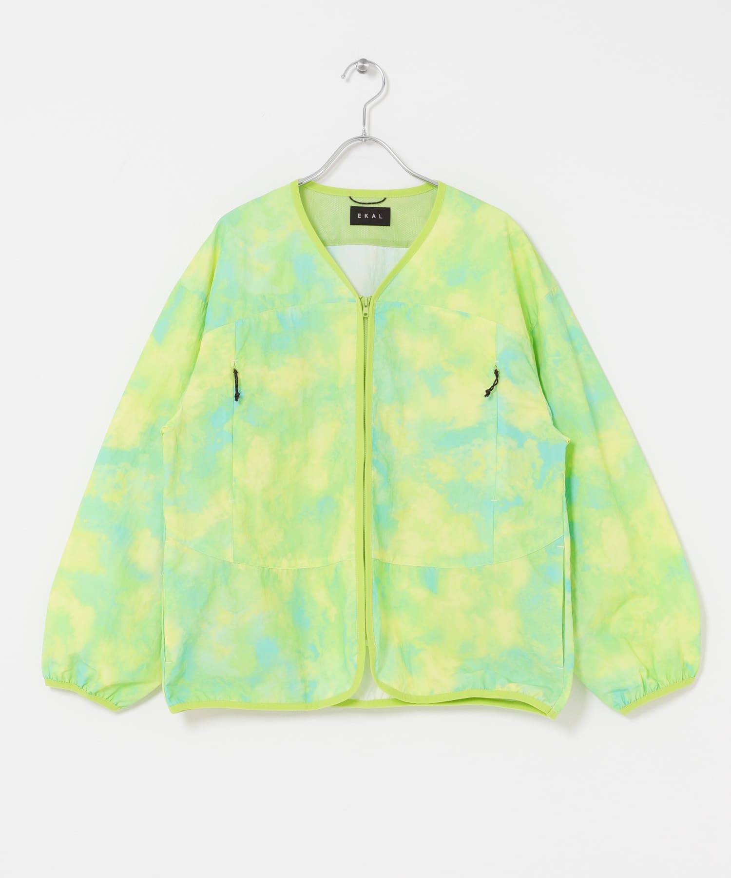 『UR TECH』ナイロンタッサ－ZIP カーディガン レイクサンリーフ One