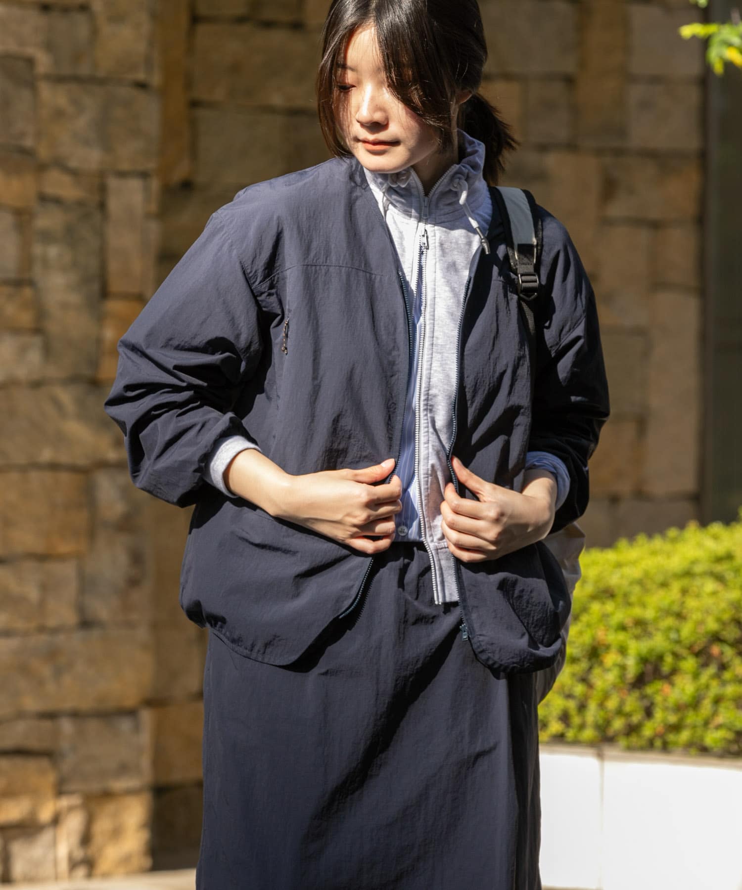 身長：169cm サイズ：one