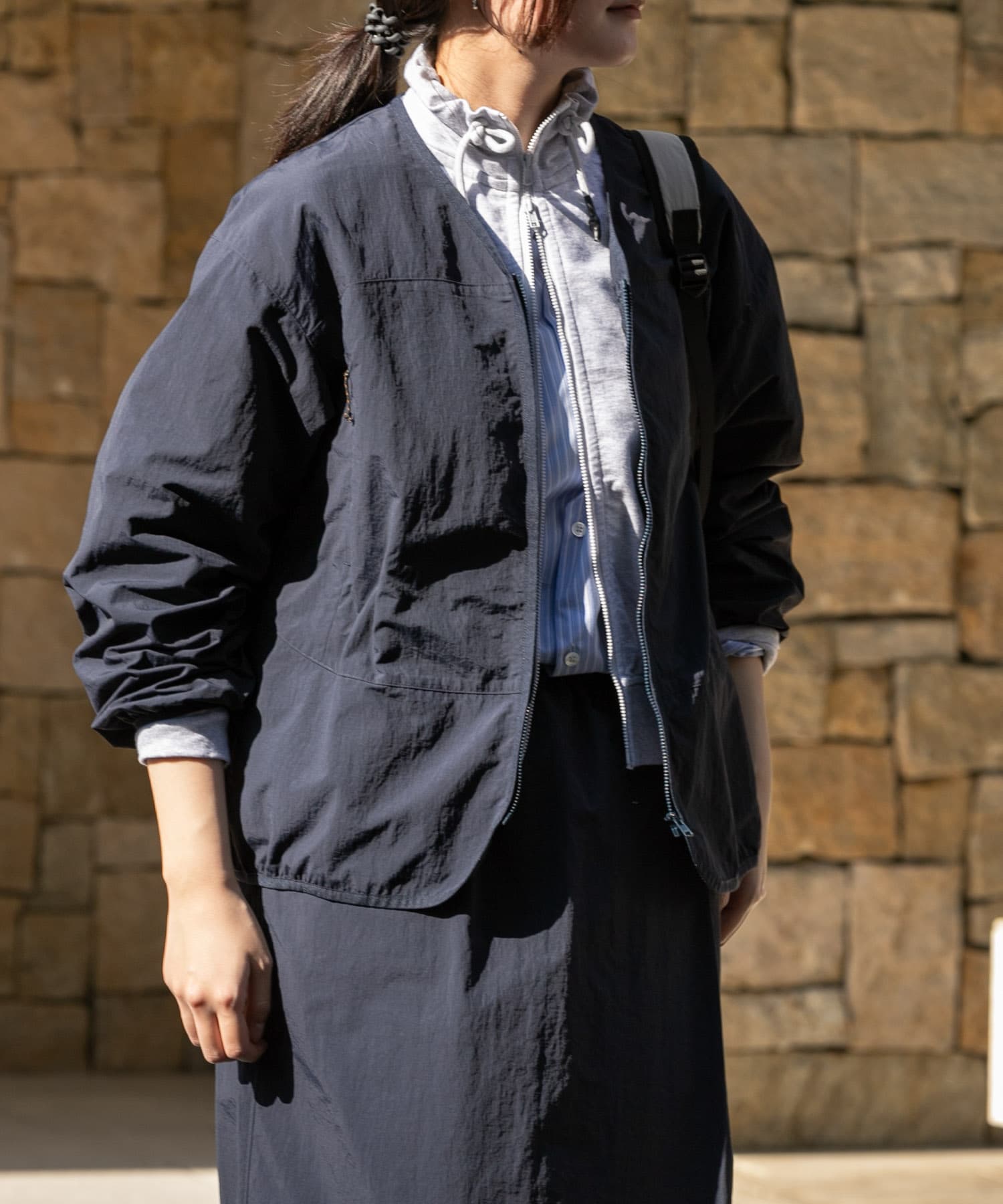 身長：169cm サイズ：one