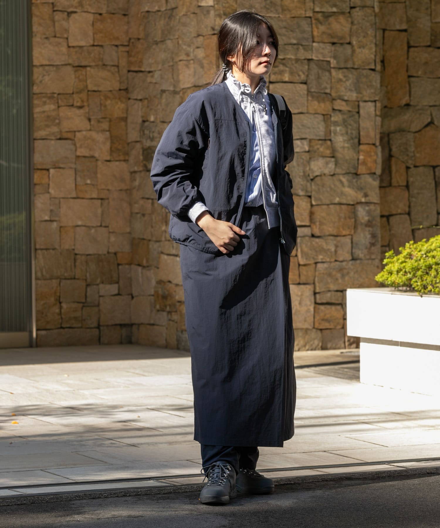 身長：169cm サイズ：one