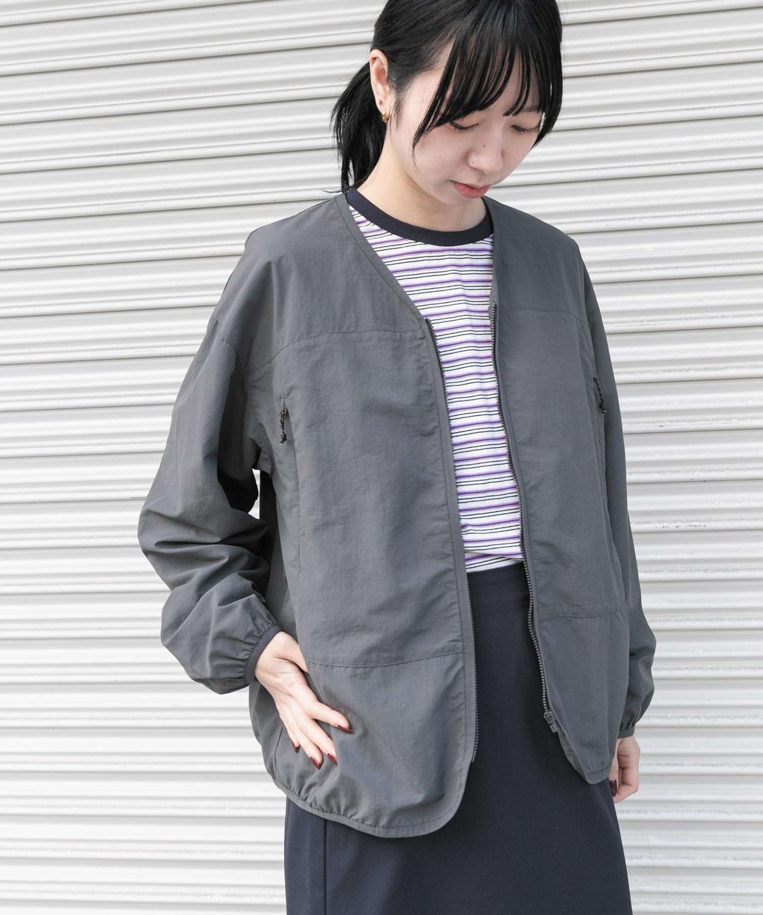 身長：161cm サイズ：one