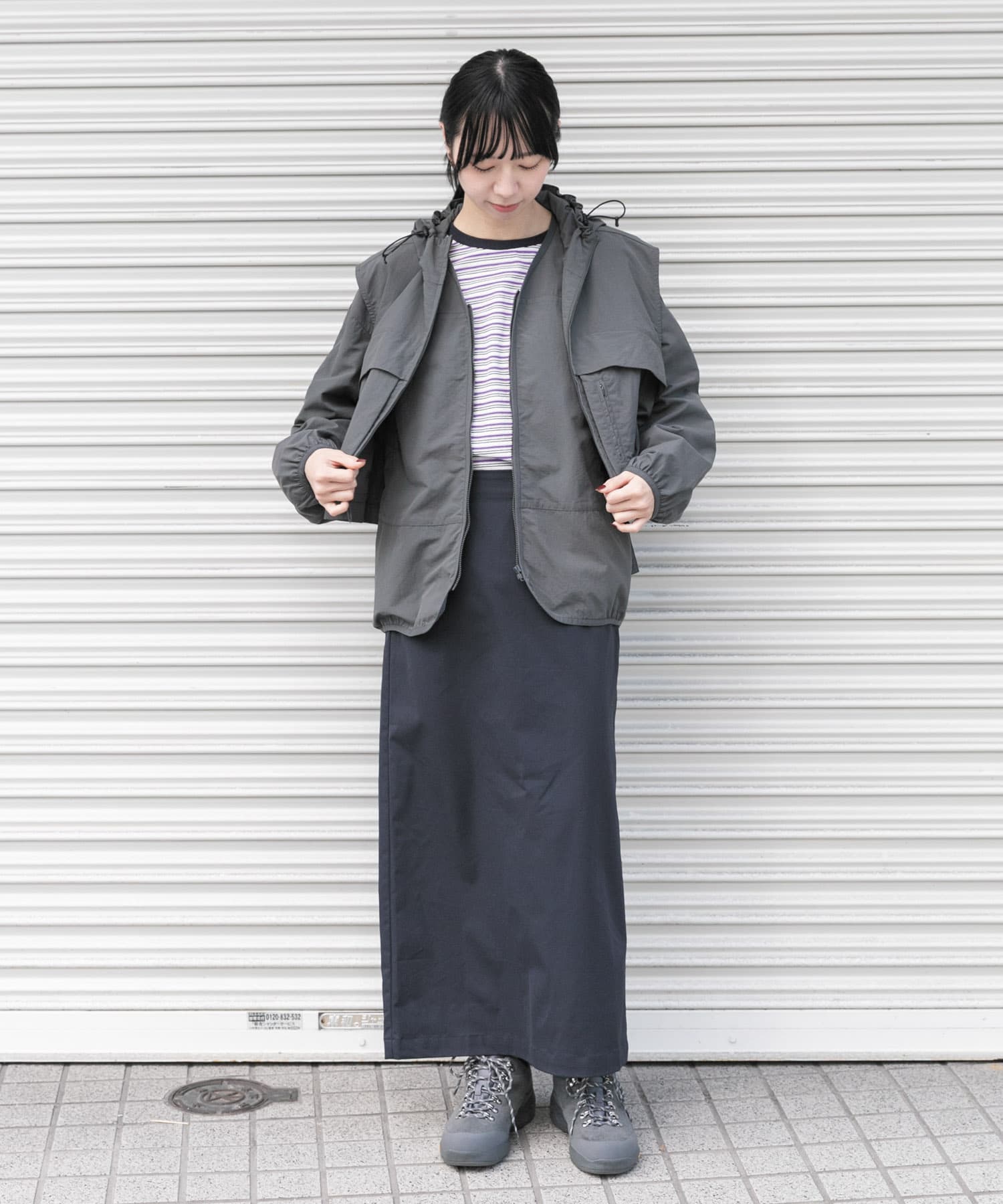 身長：161cm サイズ：one