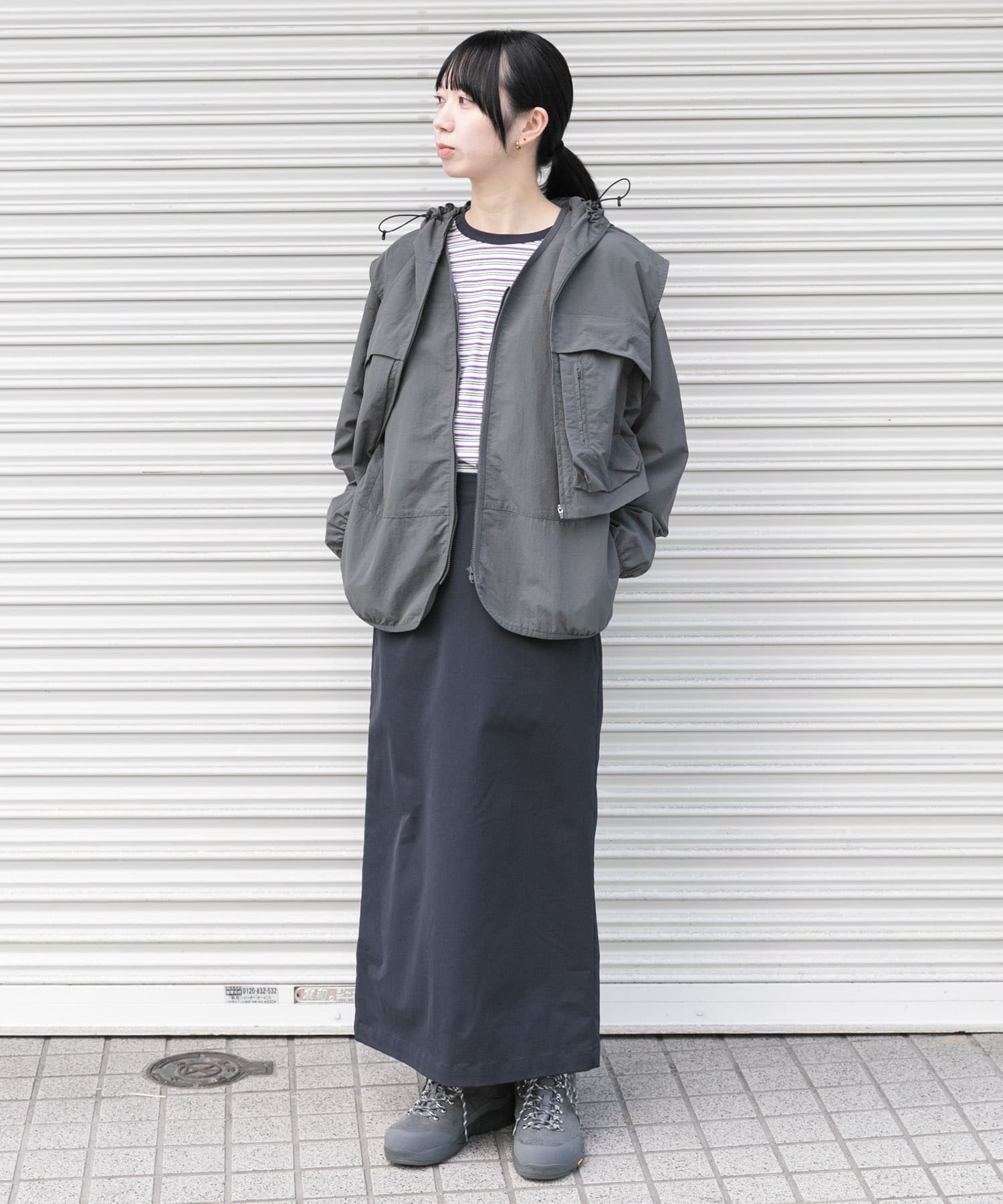 身長：161cm サイズ：one