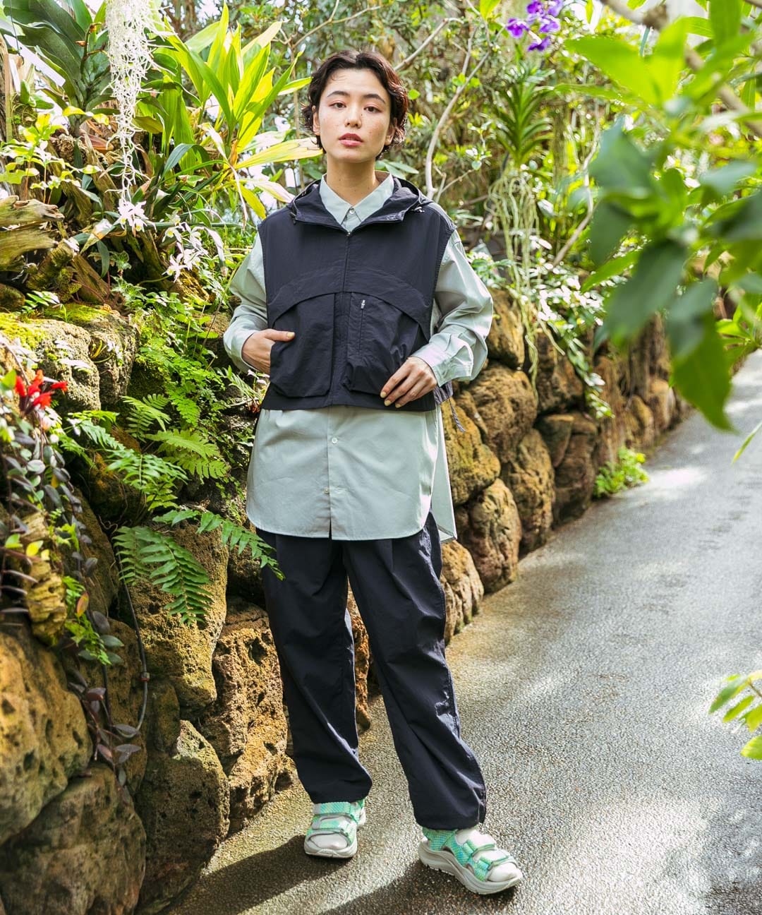 身長：162cm サイズ：one