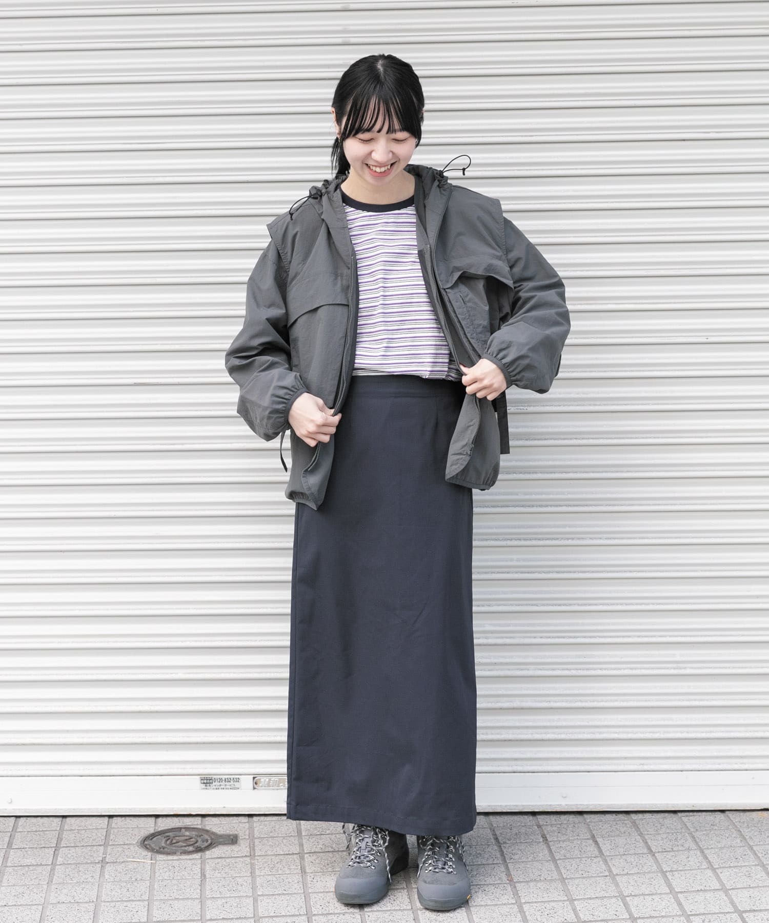 身長：161cm サイズ：one