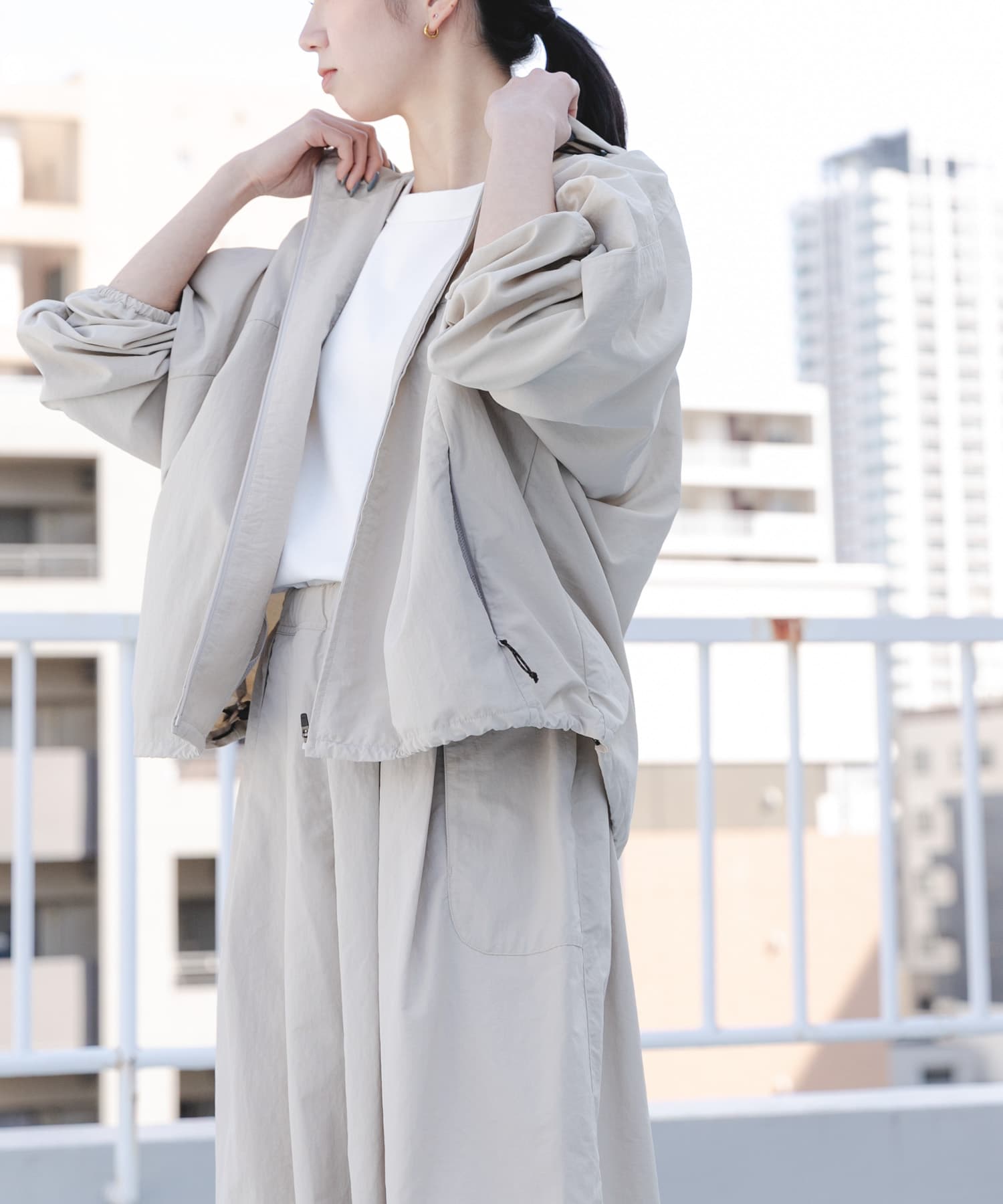 身長：161cm サイズ：one