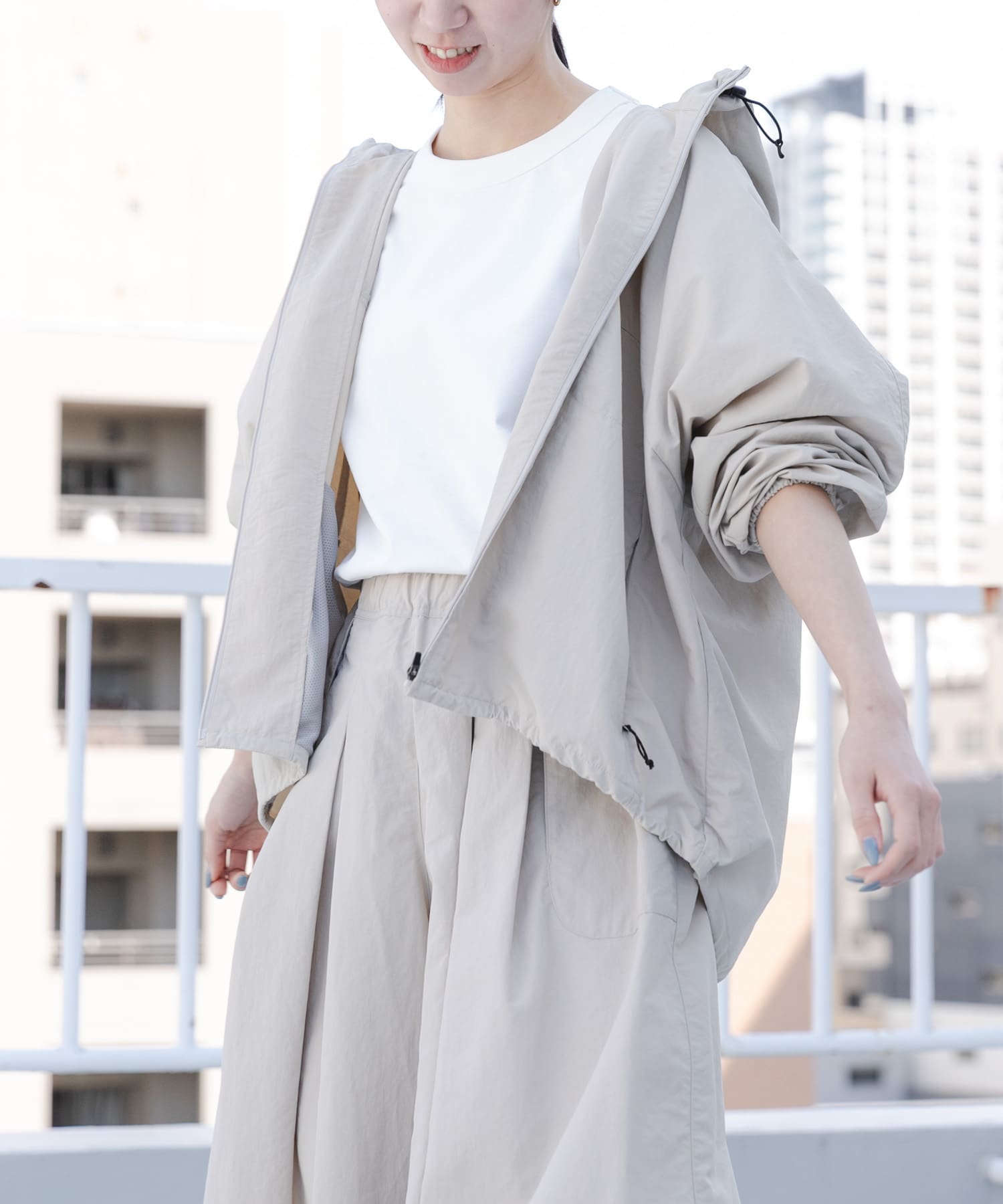 身長：161cm サイズ：one