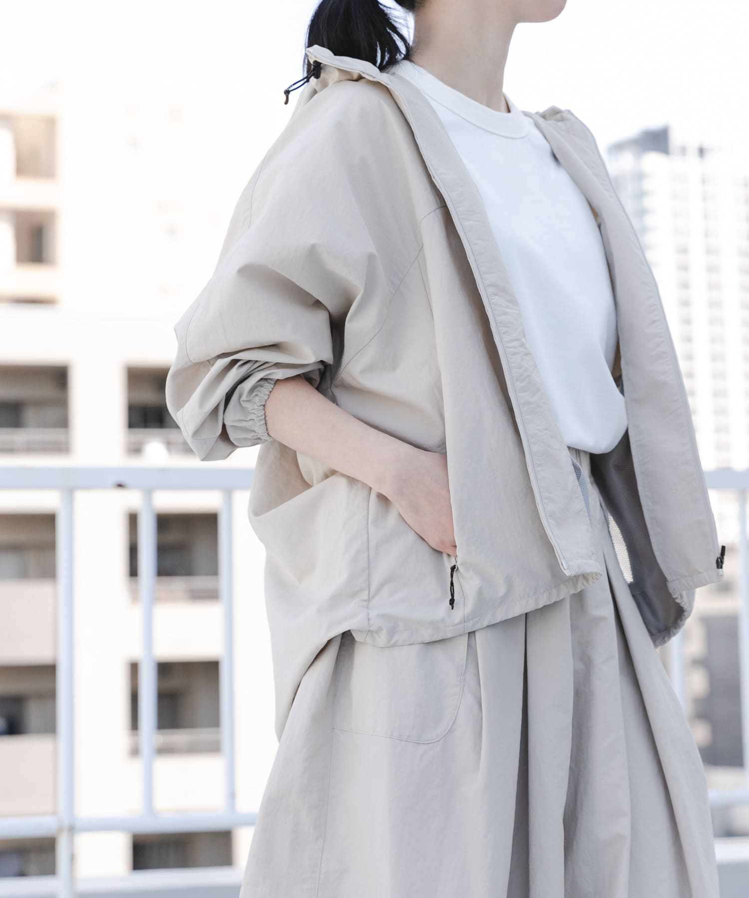 身長：161cm サイズ：one