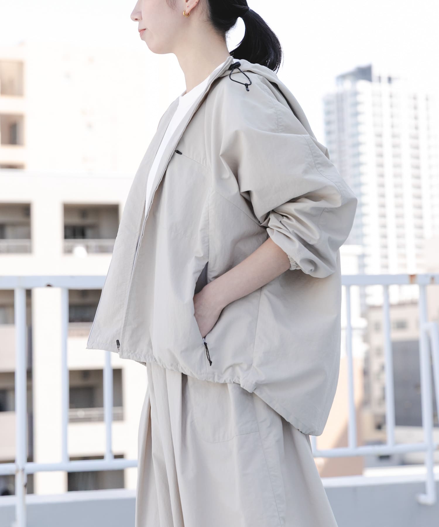身長：161cm サイズ：one