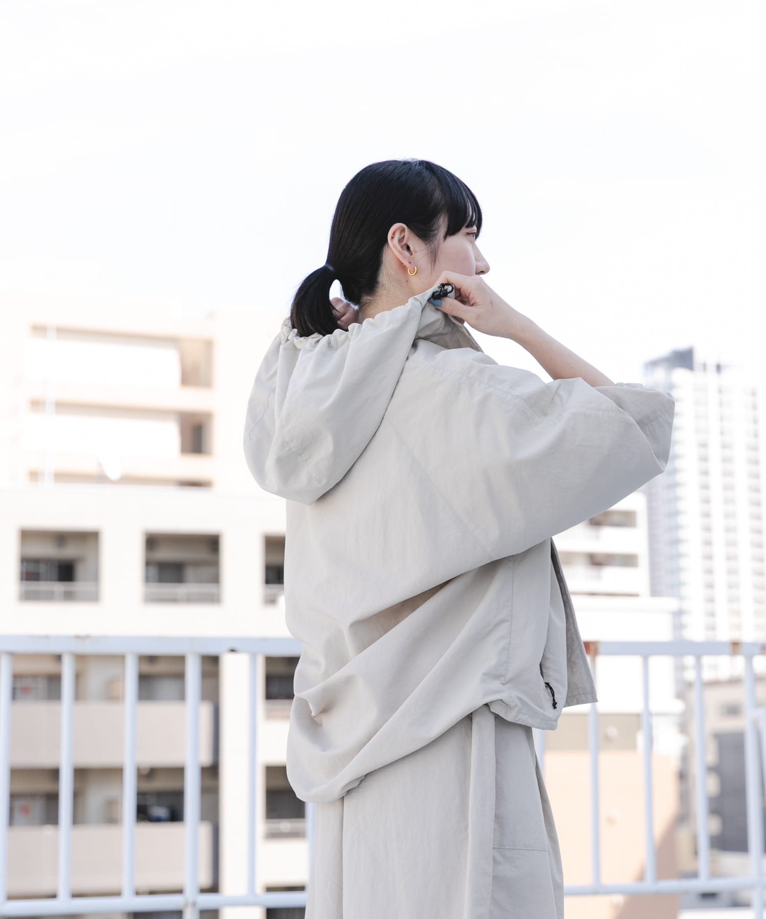 身長：161cm サイズ：one