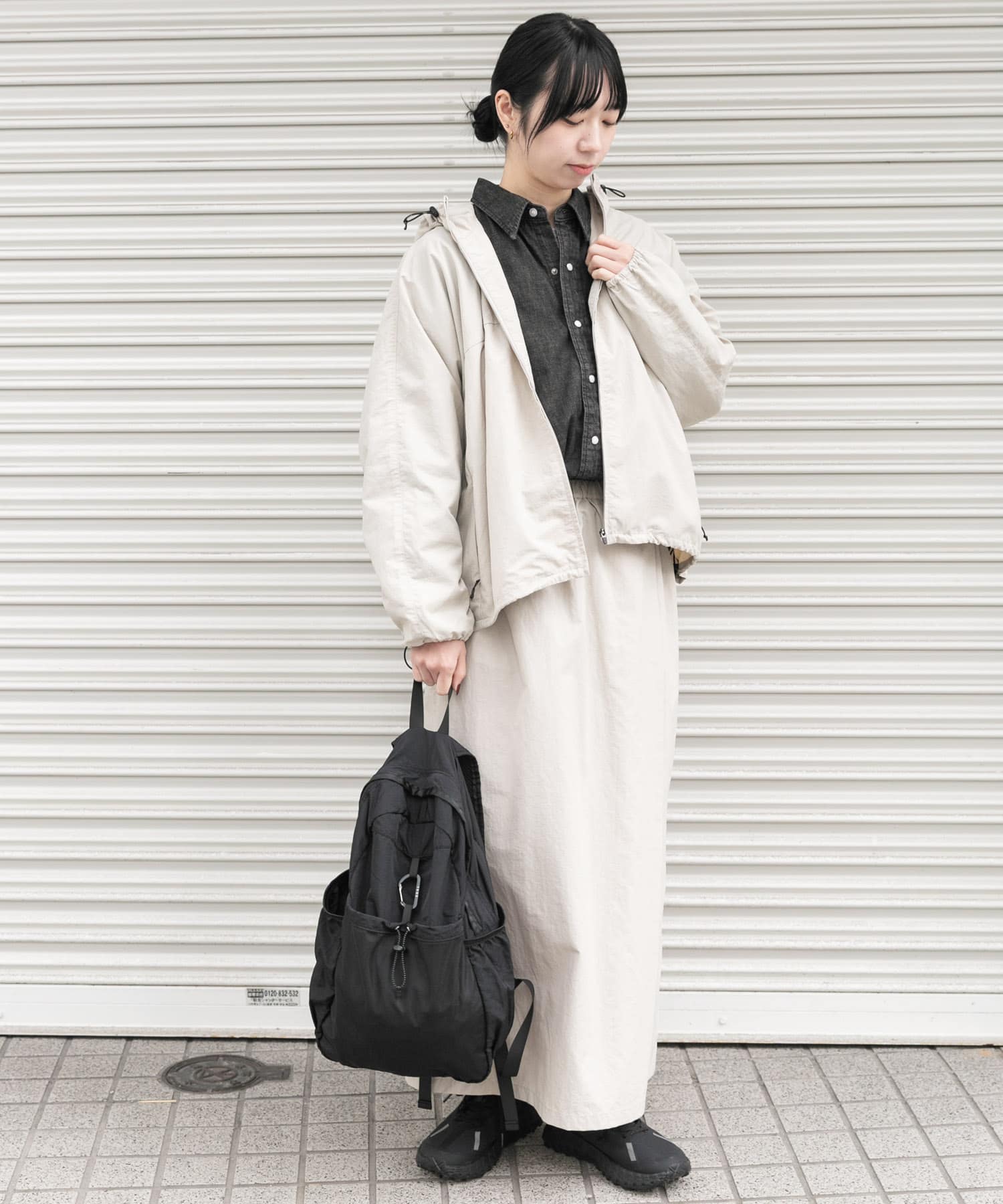 身長：161cm サイズ：one