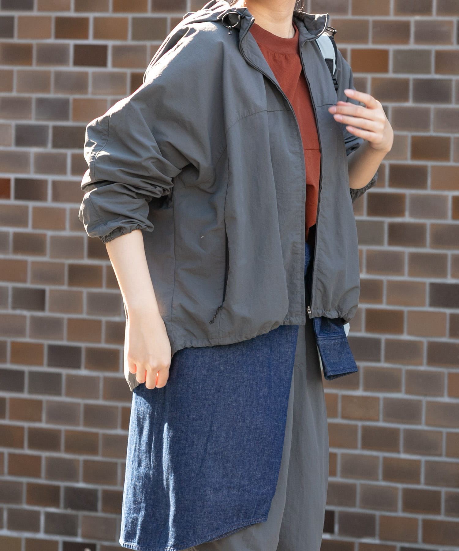 身長：169cm サイズ：one