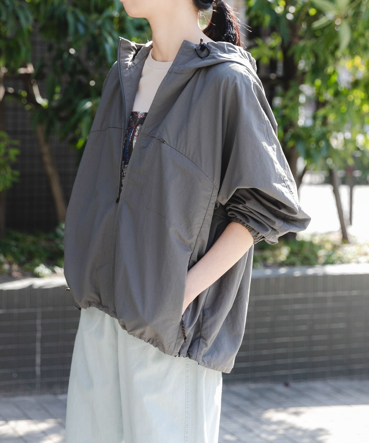 身長：161cm サイズ：one