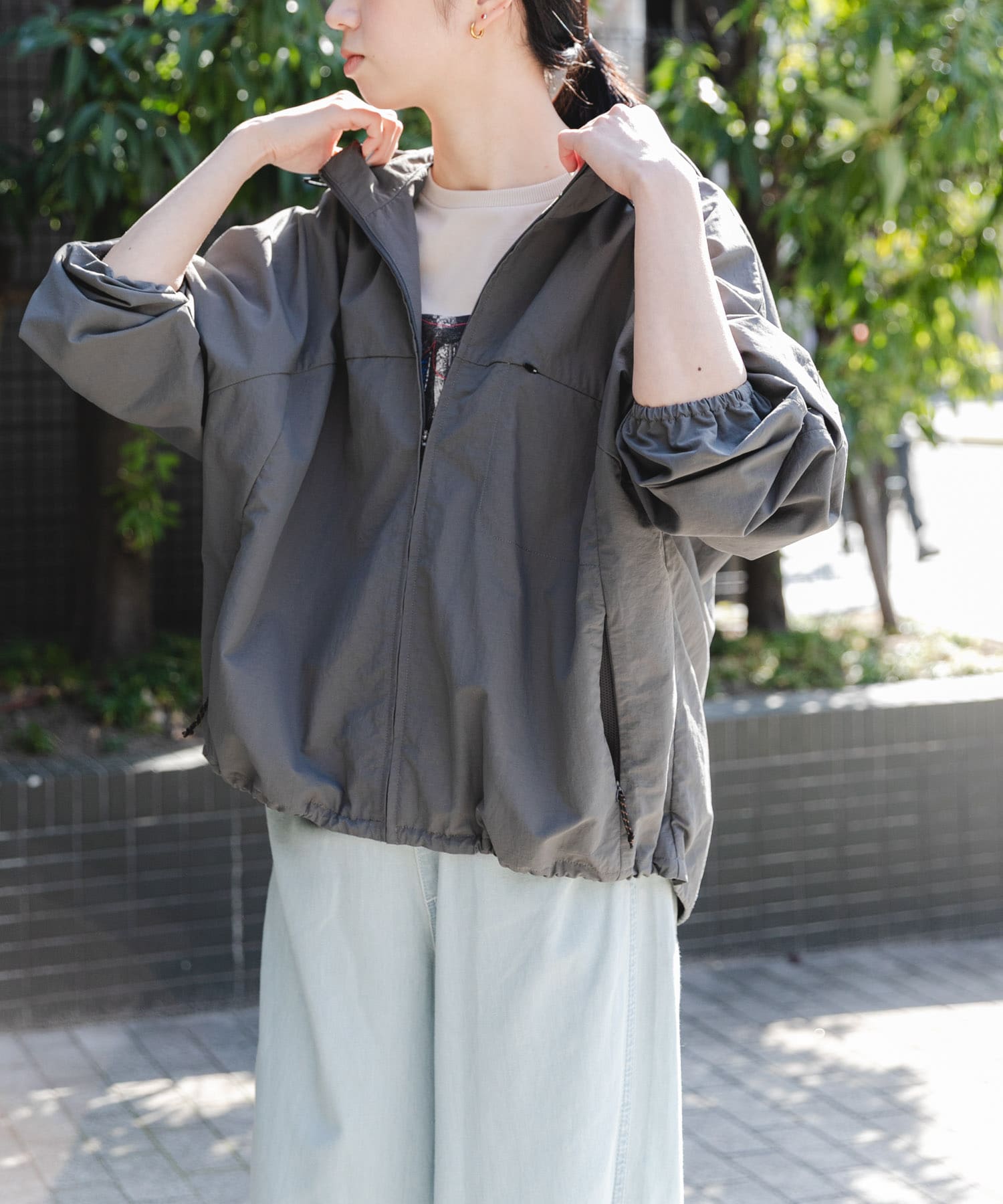身長：161cm サイズ：one