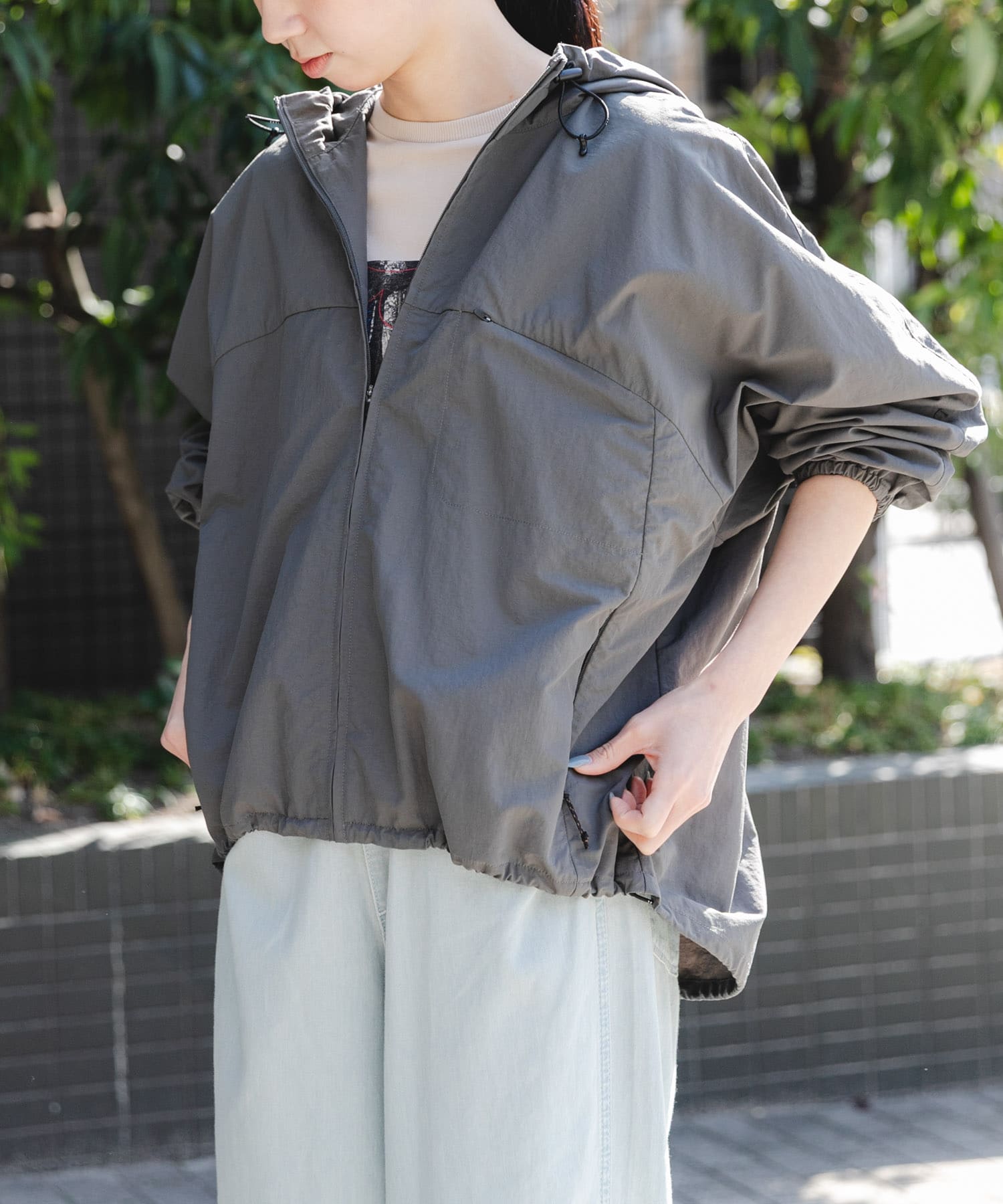 身長：161cm サイズ：one