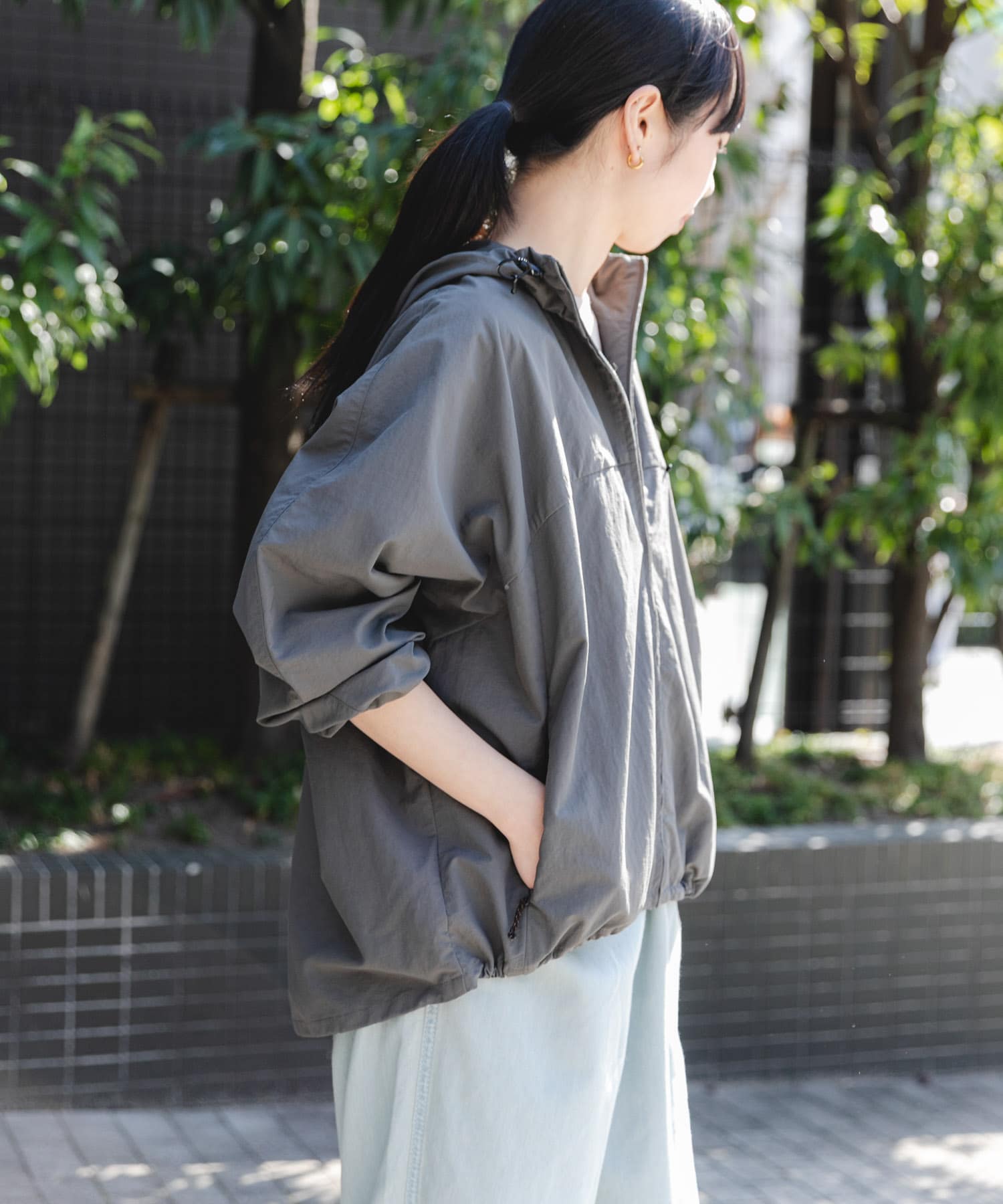 身長：161cm サイズ：one