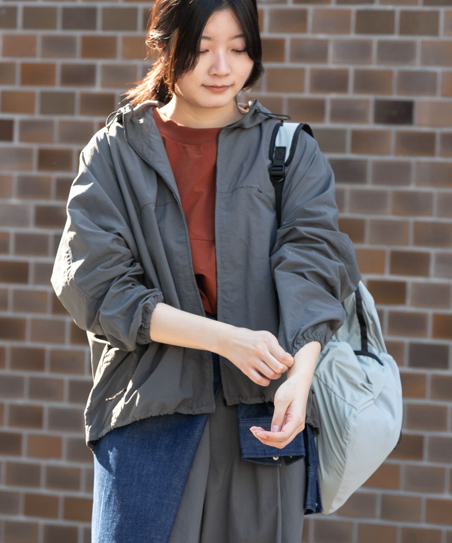 身長：169cm サイズ：one