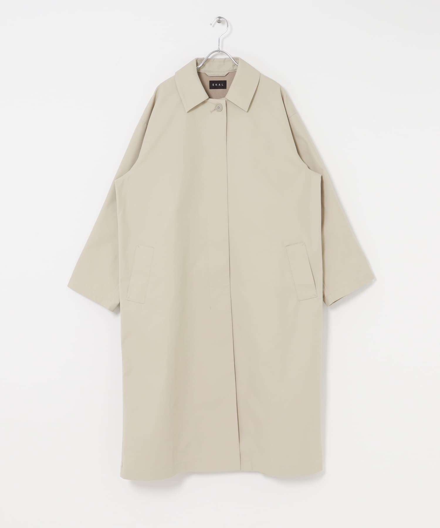 T/Cツイルステンカラーコート ベージュ One