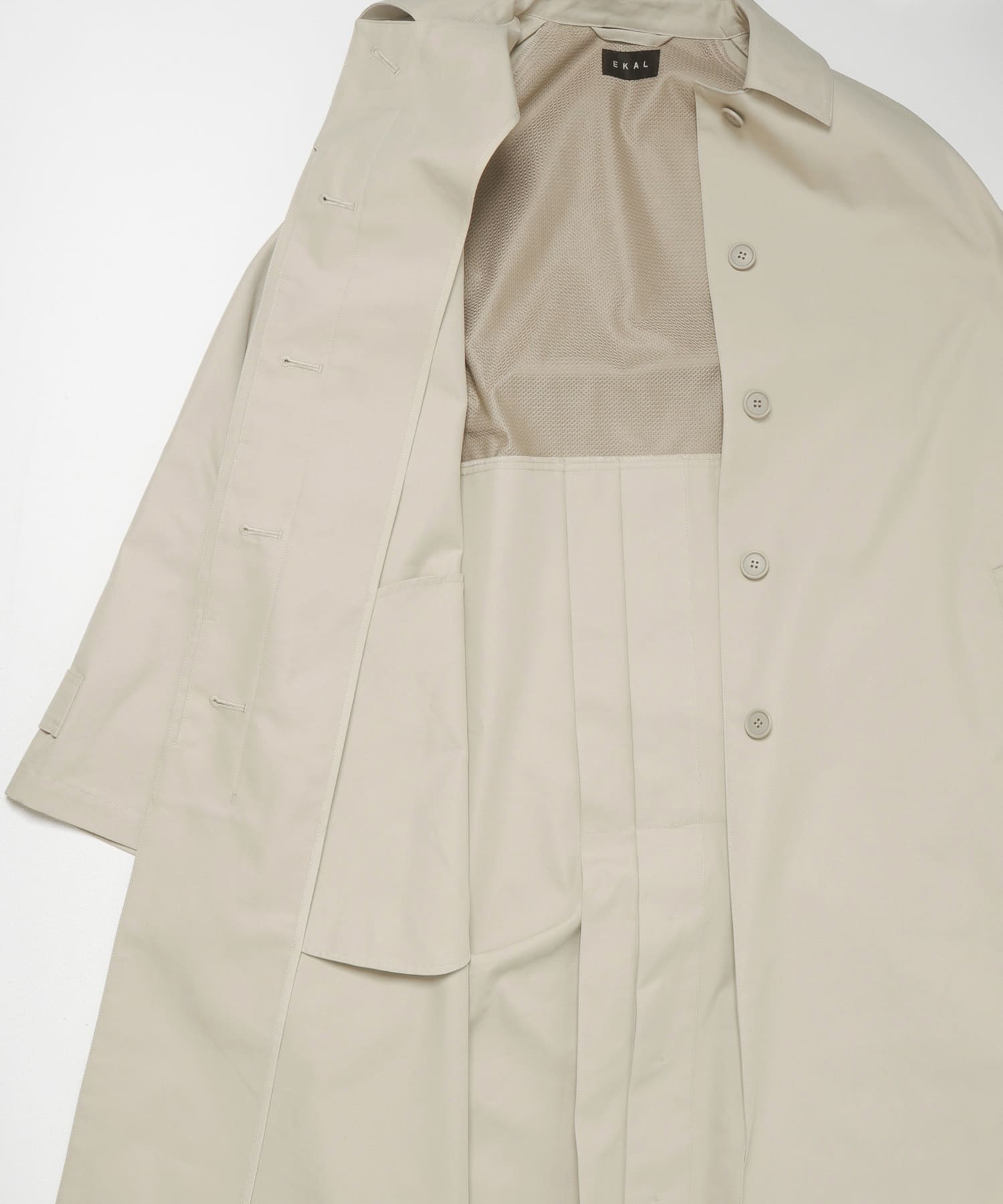 T/Cツイルステンカラーコート ベージュ One