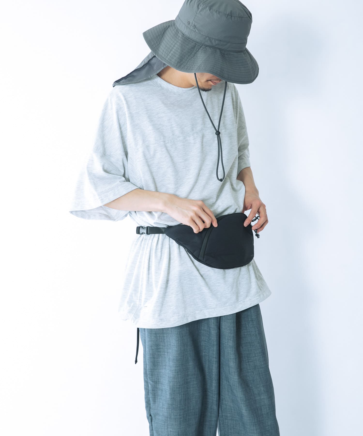 Pertex ウエストバッグ ブラック One