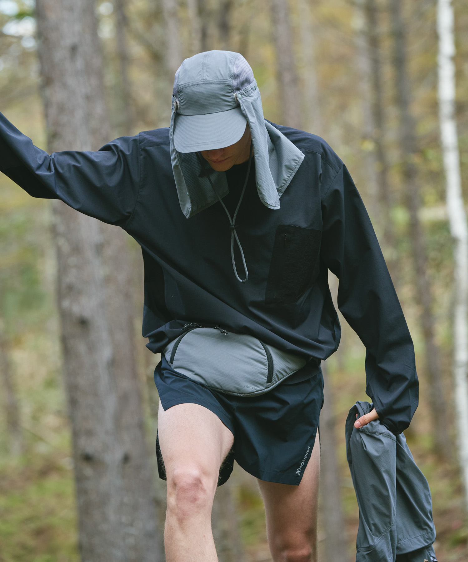 Pertex キャップ グレー One