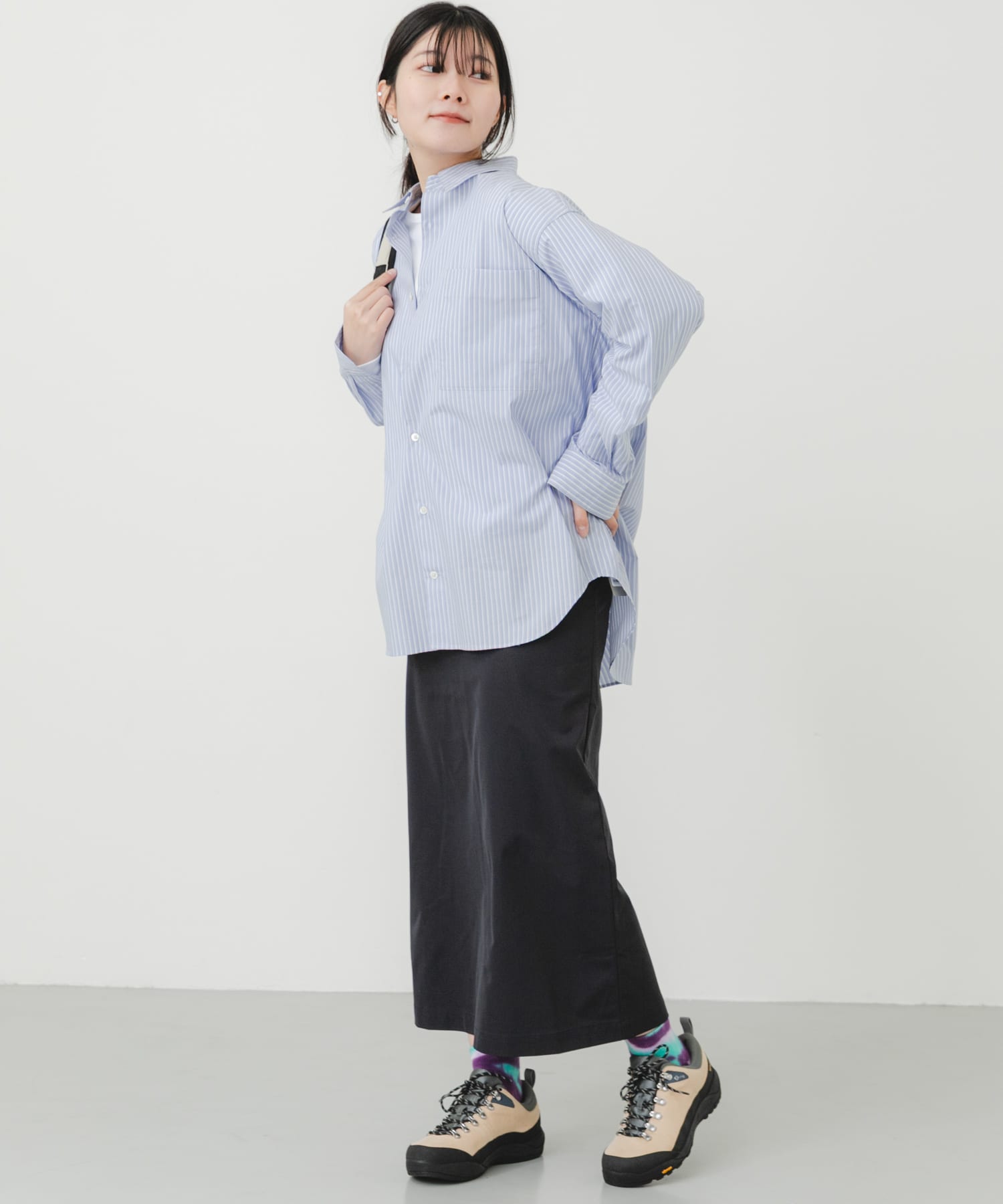 身長：169cm サイズ：one